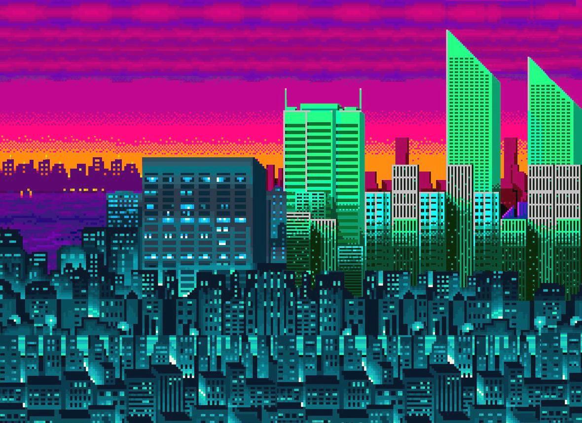 City Pixel Art Wallpapers