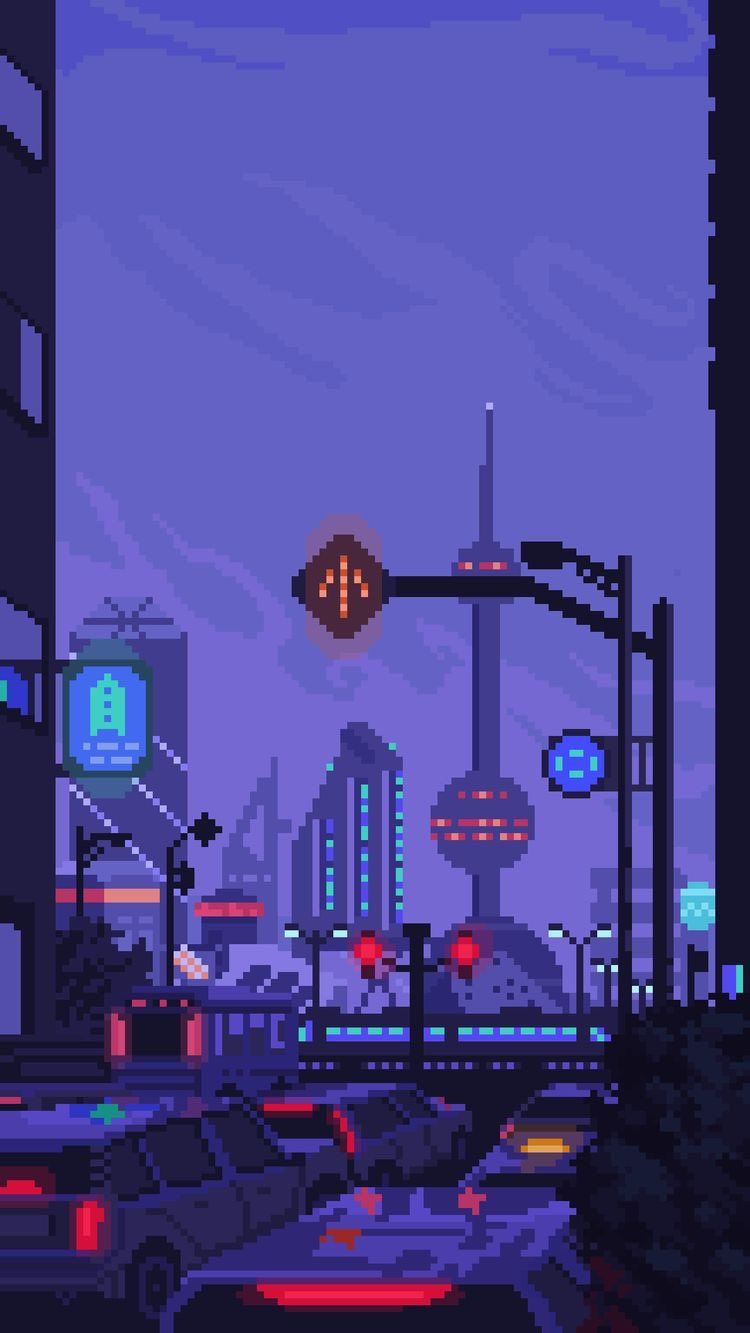 City Pixel Art Wallpapers