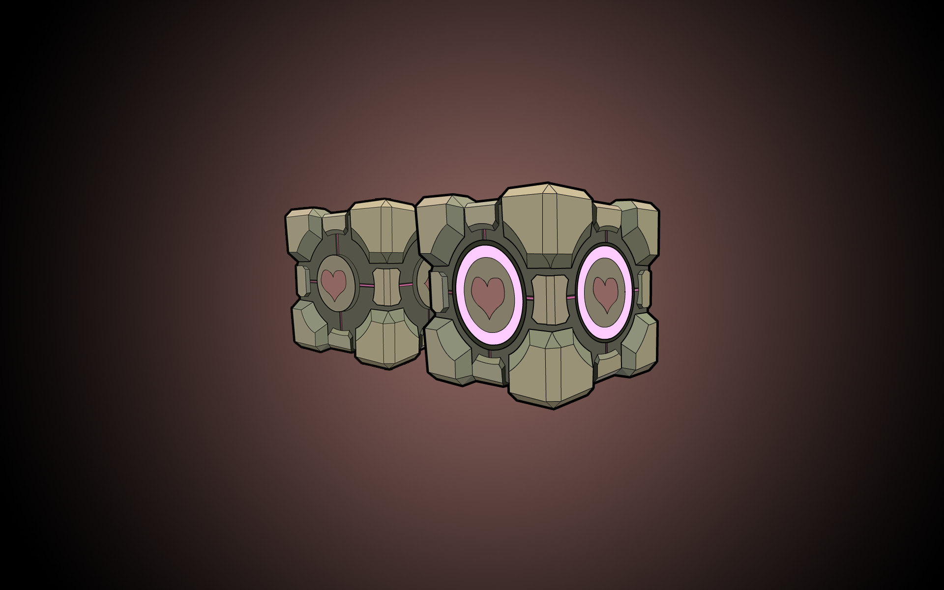 Companion Cube Wallpapers