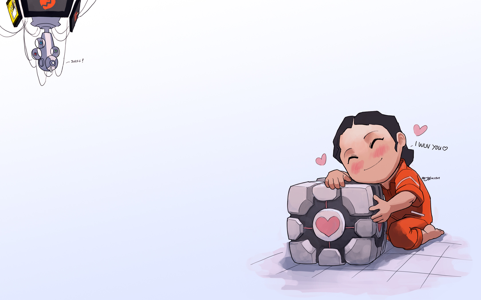 Companion Cube Wallpapers