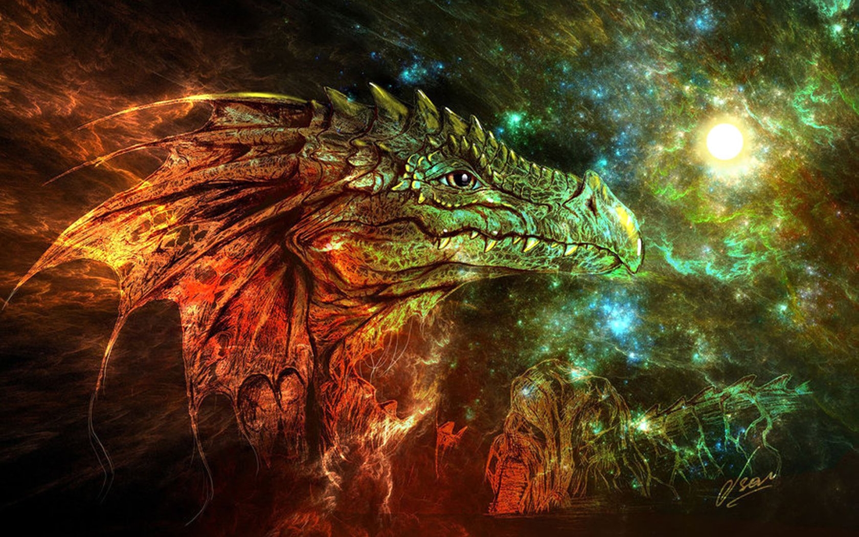 Cosmic Dragon Wallpapers