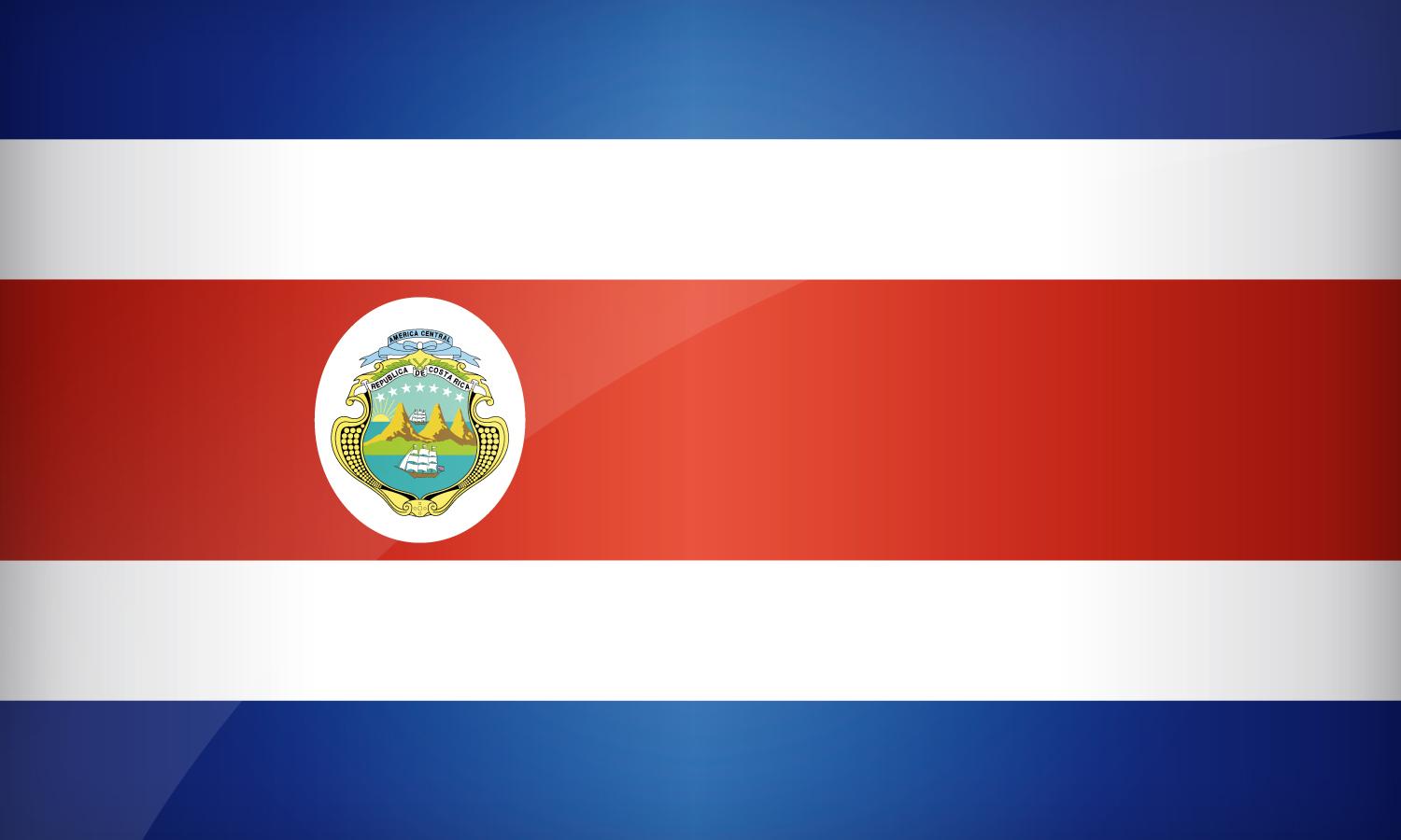 Costa Rica Flag Hd Wallpapers