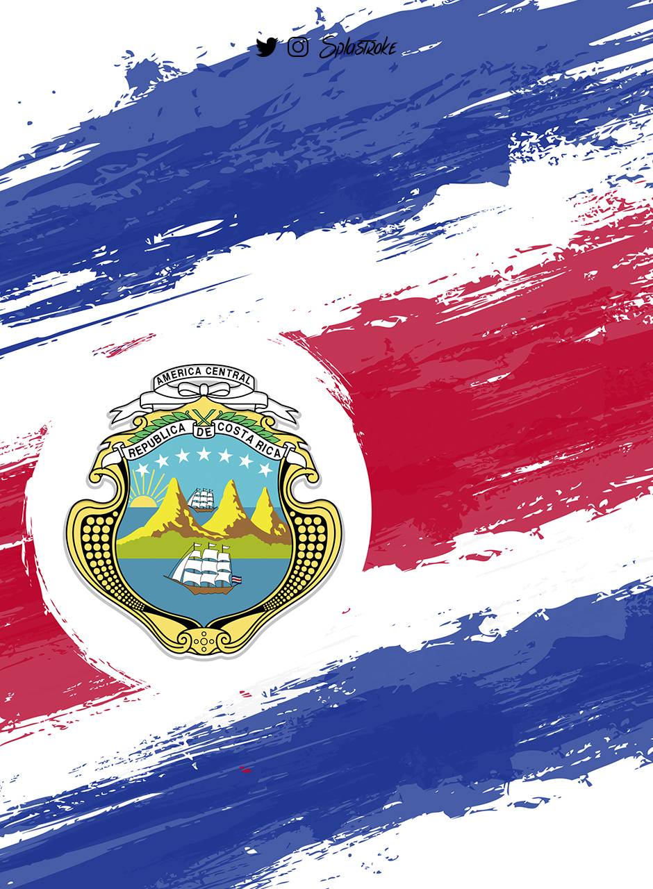 Costa Rica Flag Hd Wallpapers