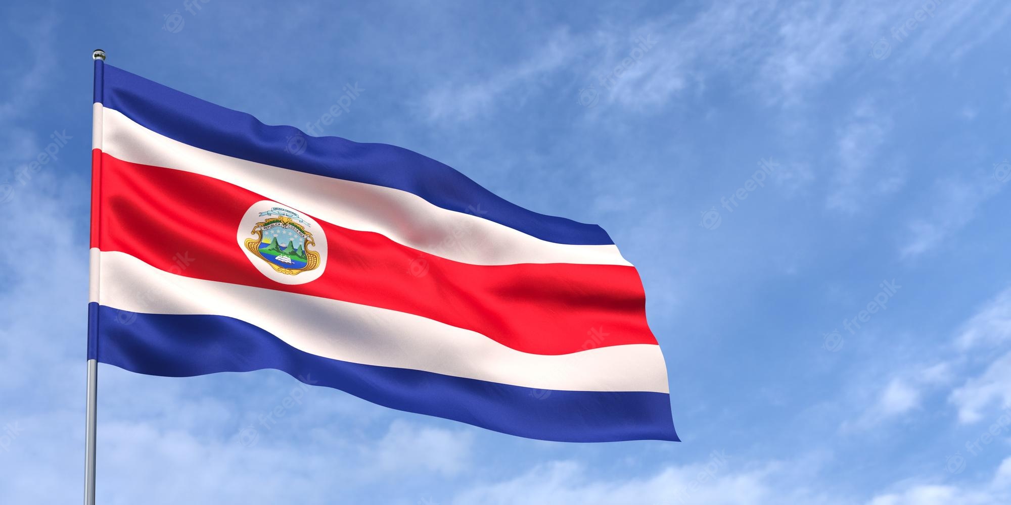 Costa Rica Flag Hd Wallpapers