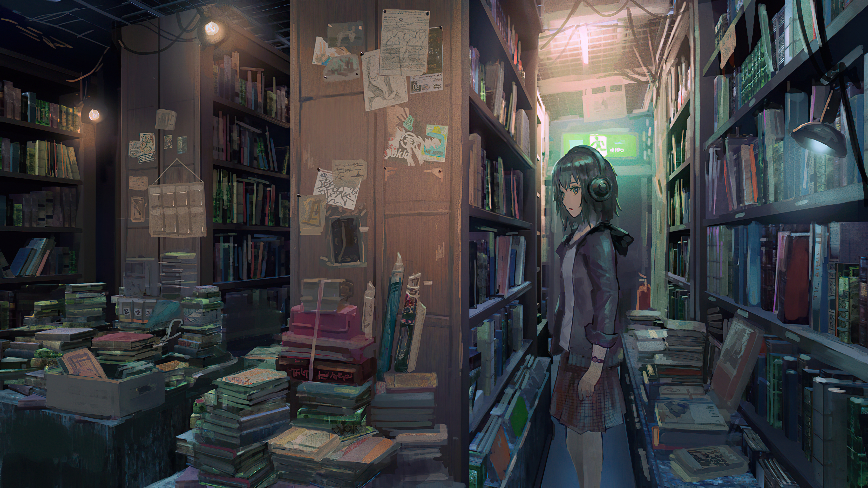 Cozy Library Wallpapers