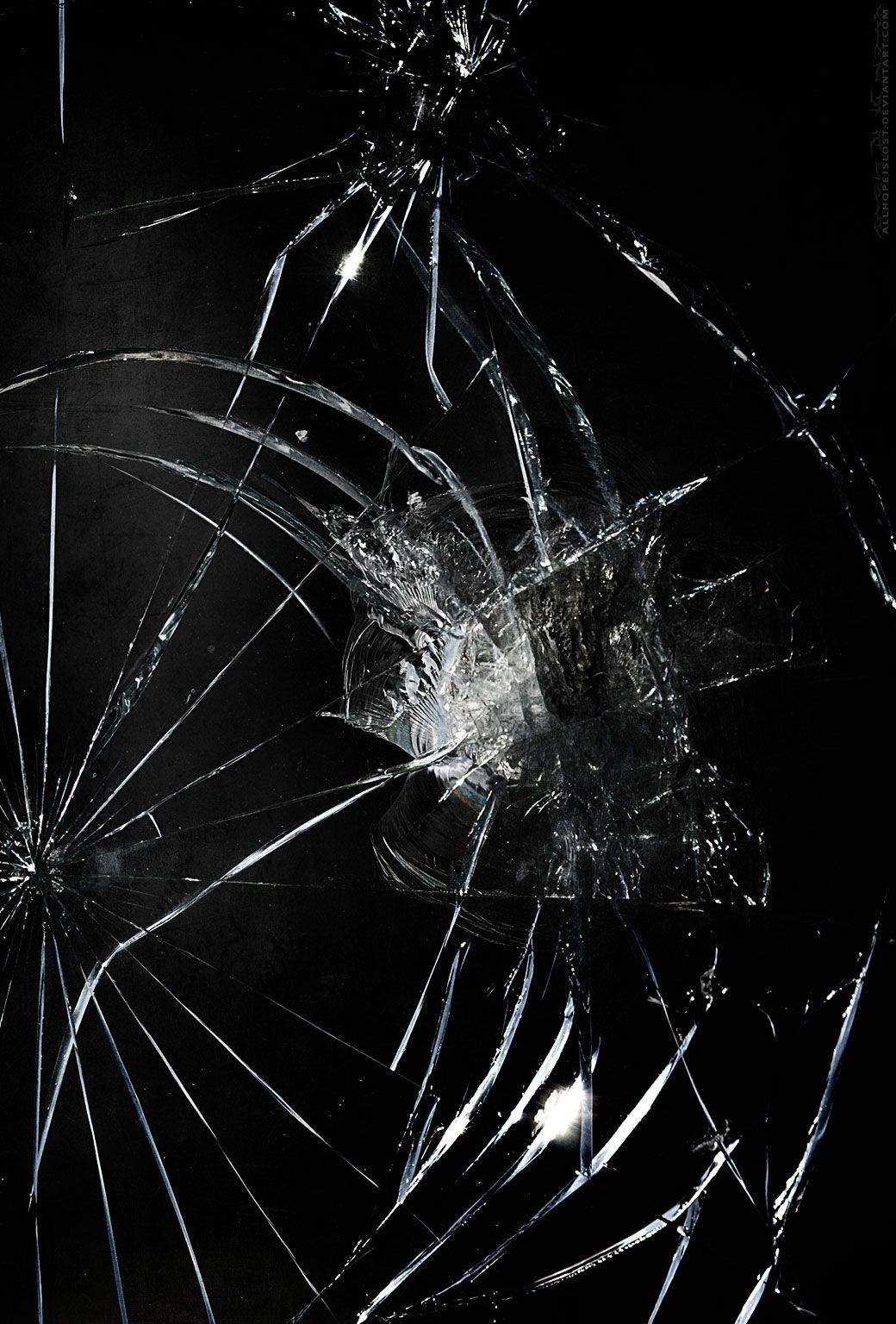 Cracked Screen Iphone Wallpapers