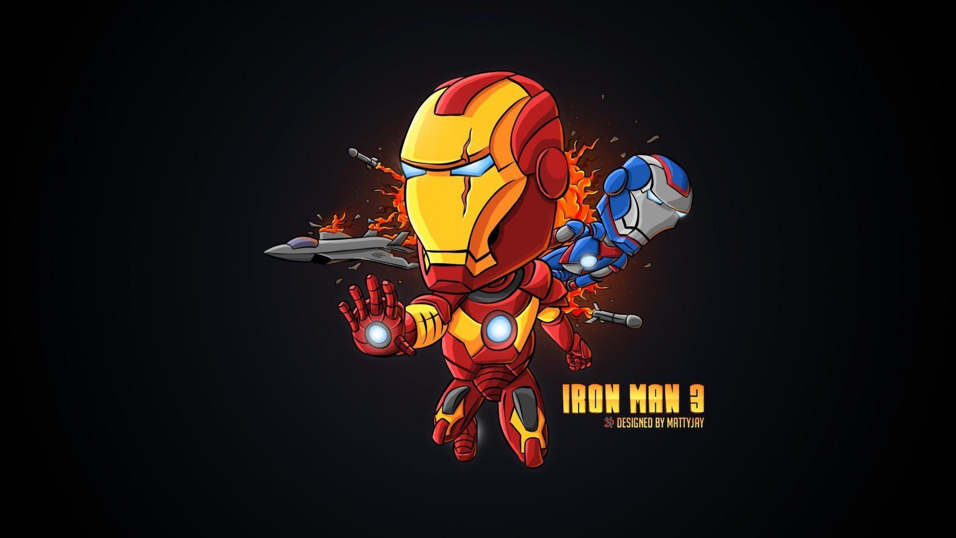 Cute Iron Man Cartoon Wallpapers