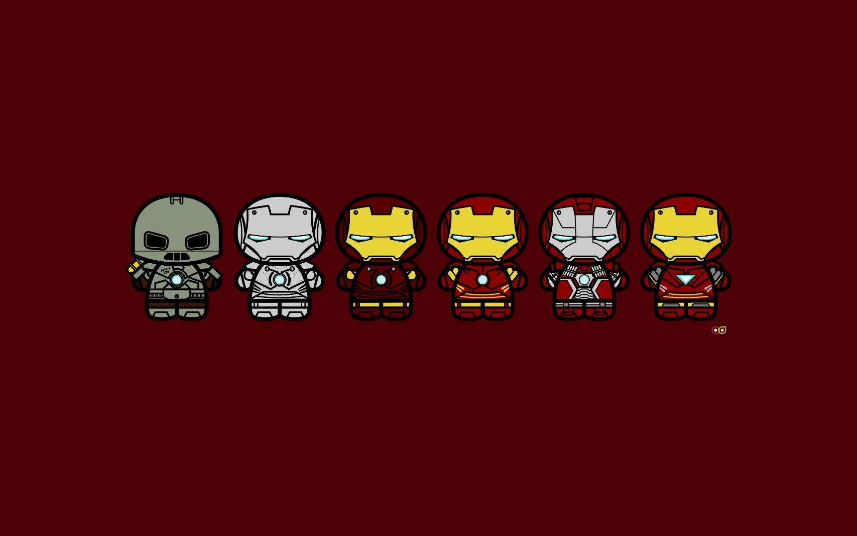 Cute Iron Man Cartoon Wallpapers