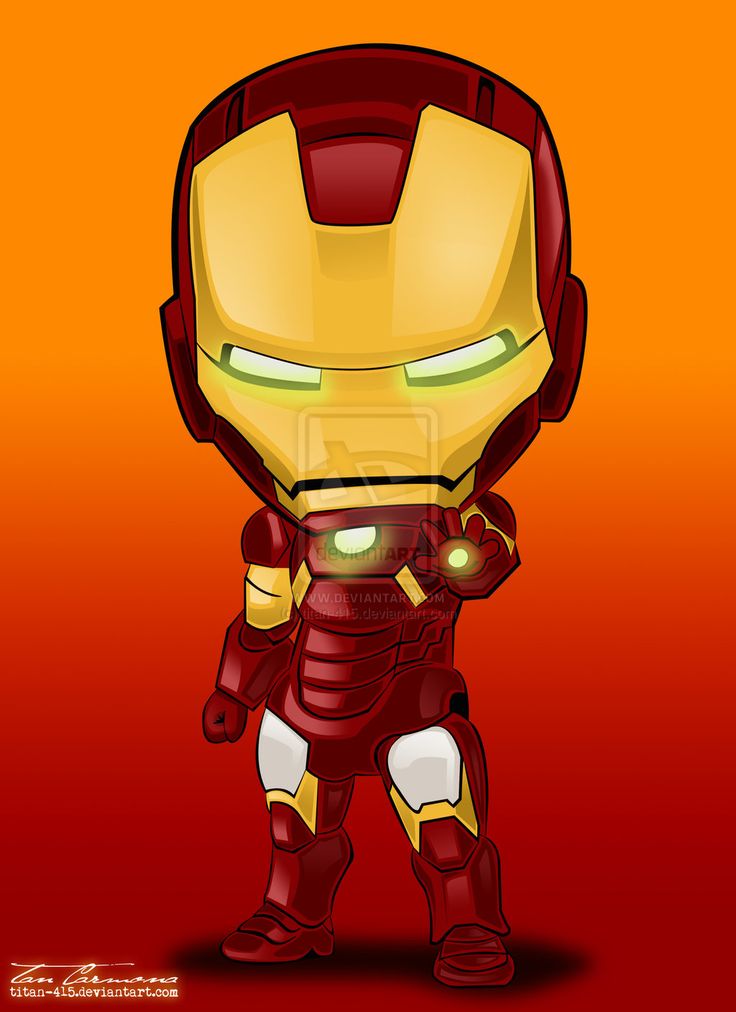 Cute Iron Man Cartoon Wallpapers