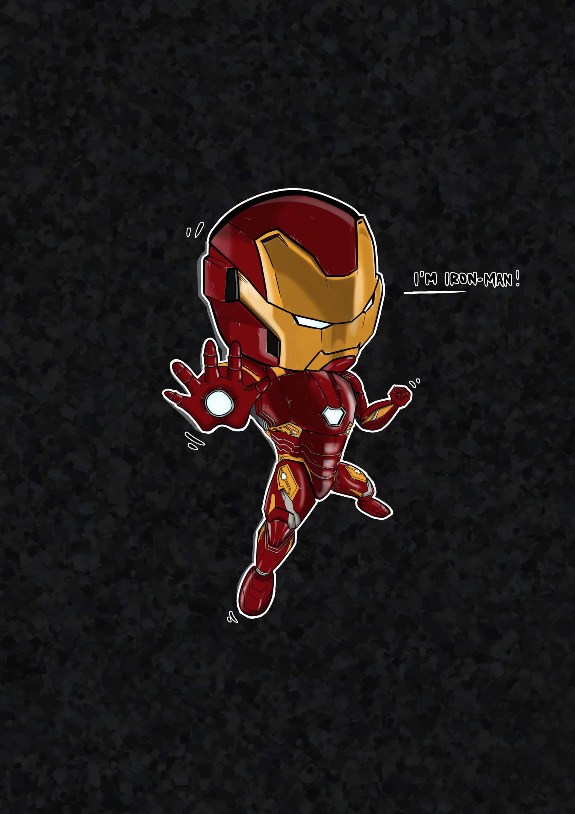 Cute Iron Man Cartoon Wallpapers