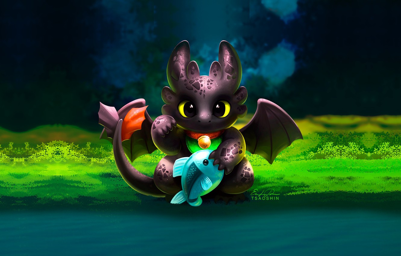 Cute Stitch And Toothless Wallpapers