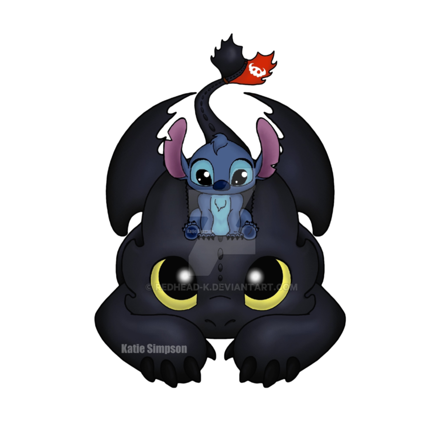 Cute Stitch And Toothless Wallpapers