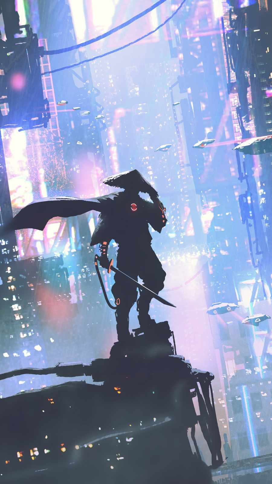 Cyber Samurai Art Wallpapers