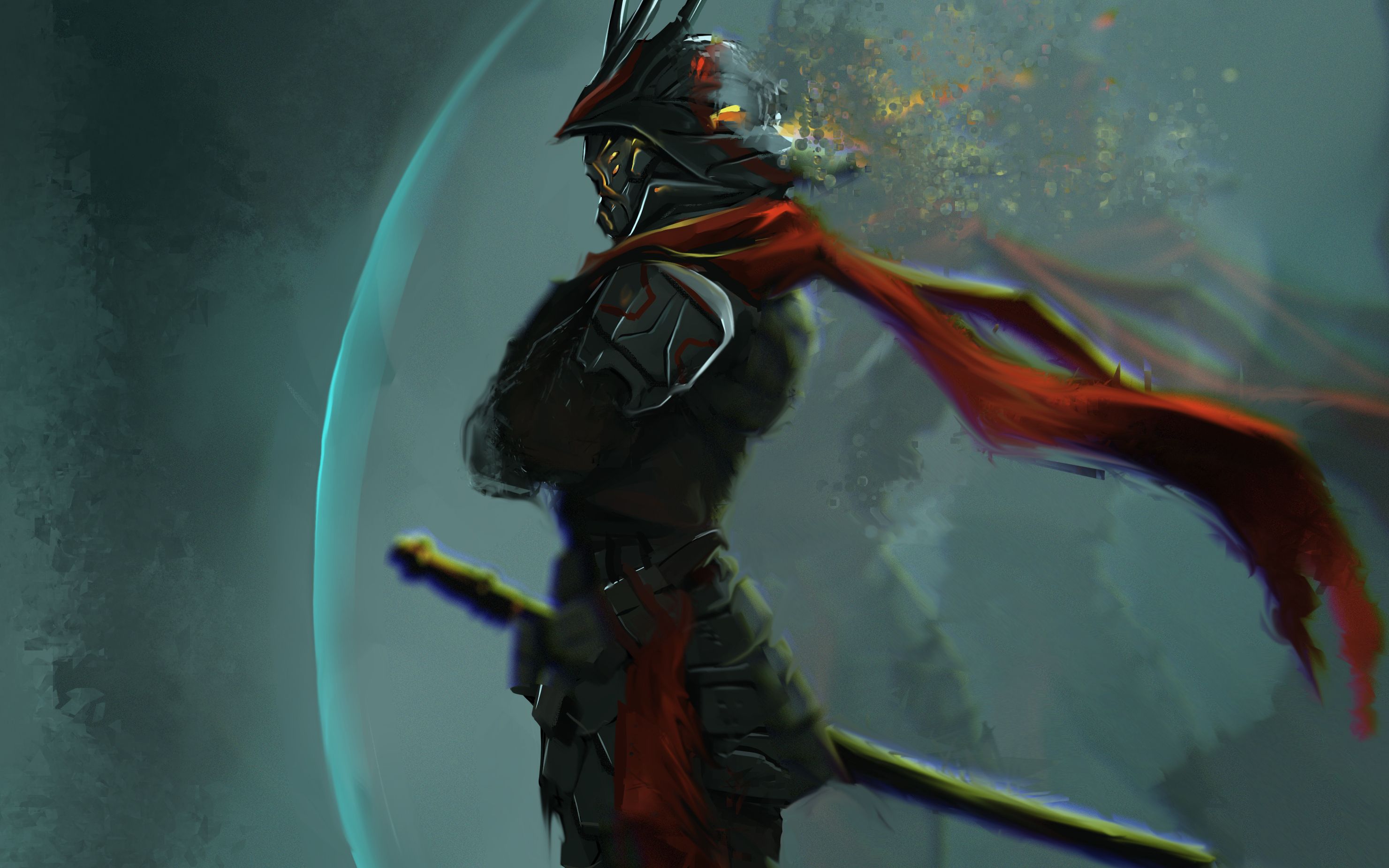 Cyber Samurai Art Wallpapers