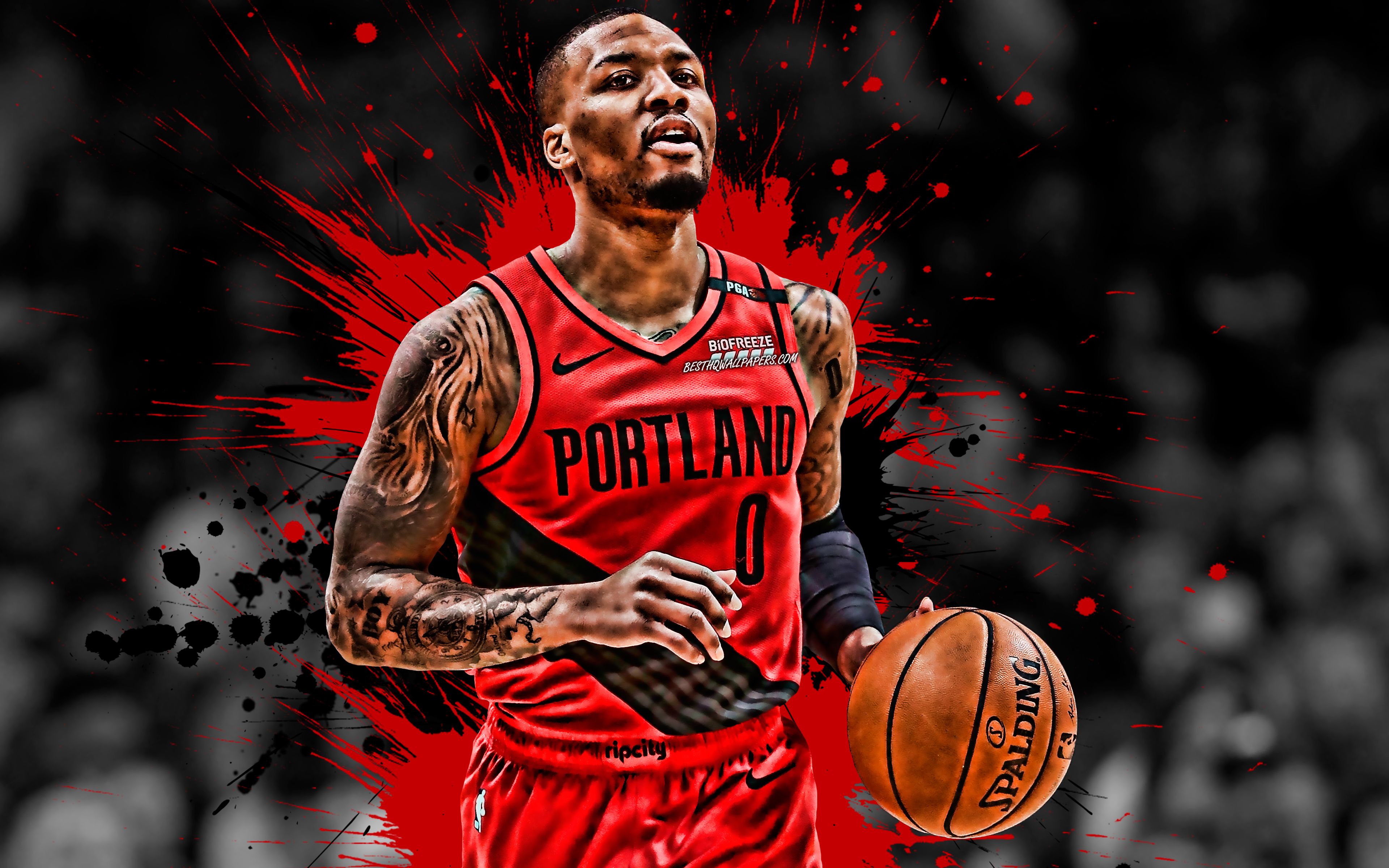 Damian Lillard Cartoon Wallpapers