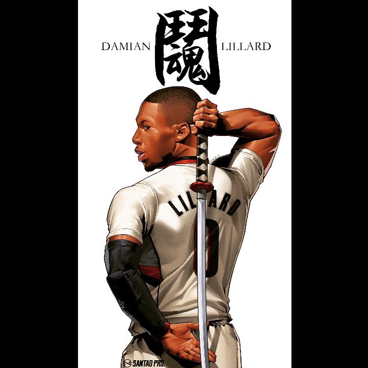 Damian Lillard Cartoon Wallpapers