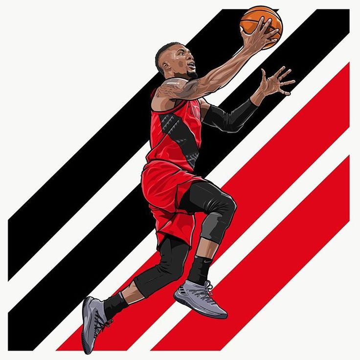 Damian Lillard Cartoon Wallpapers