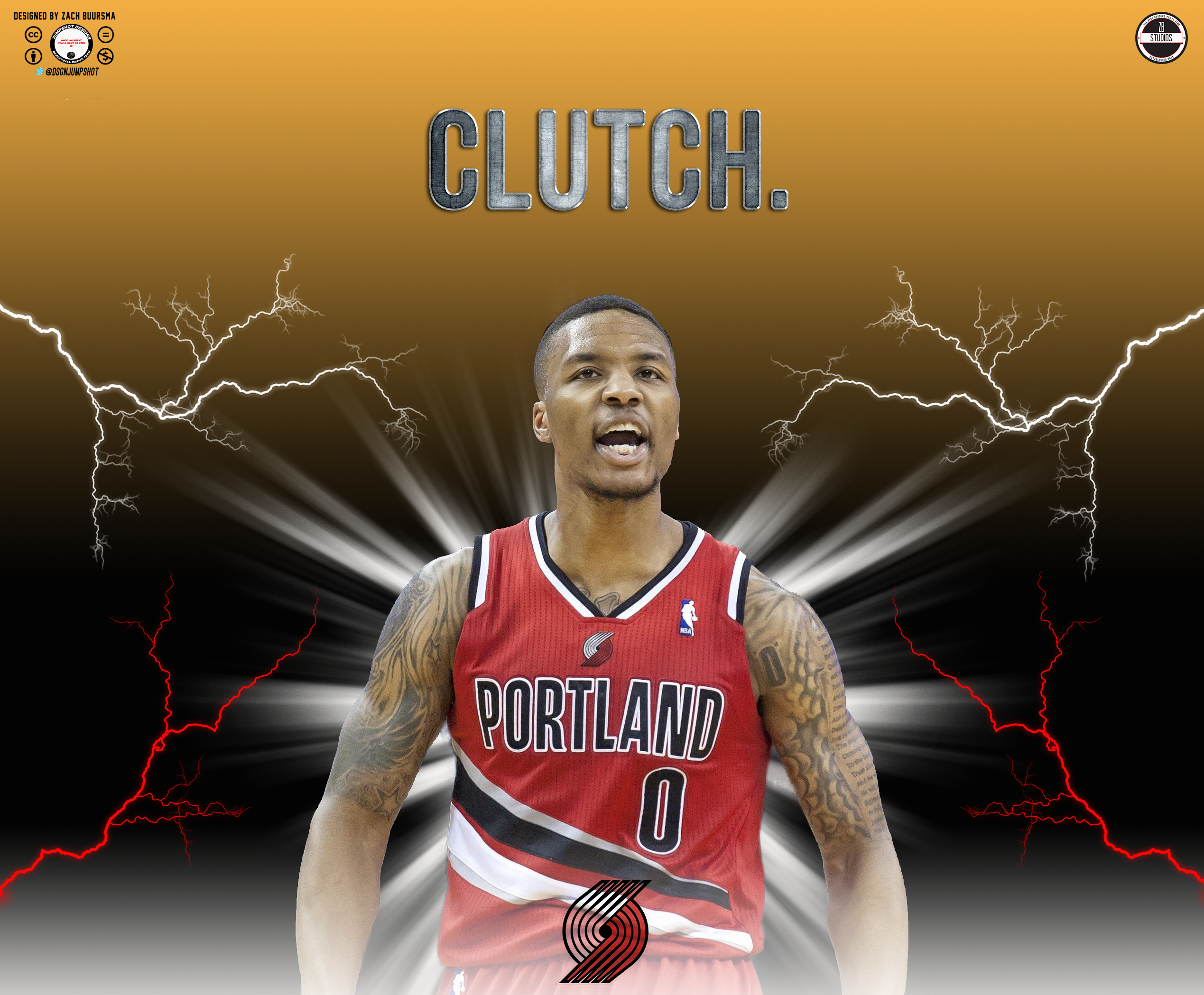 Damian Lillard Cartoon Wallpapers