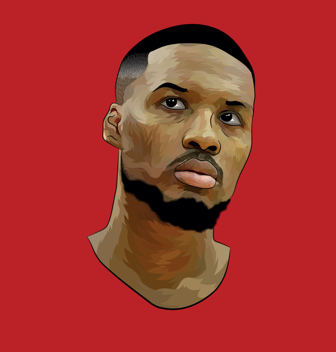 Damian Lillard Cartoon Wallpapers