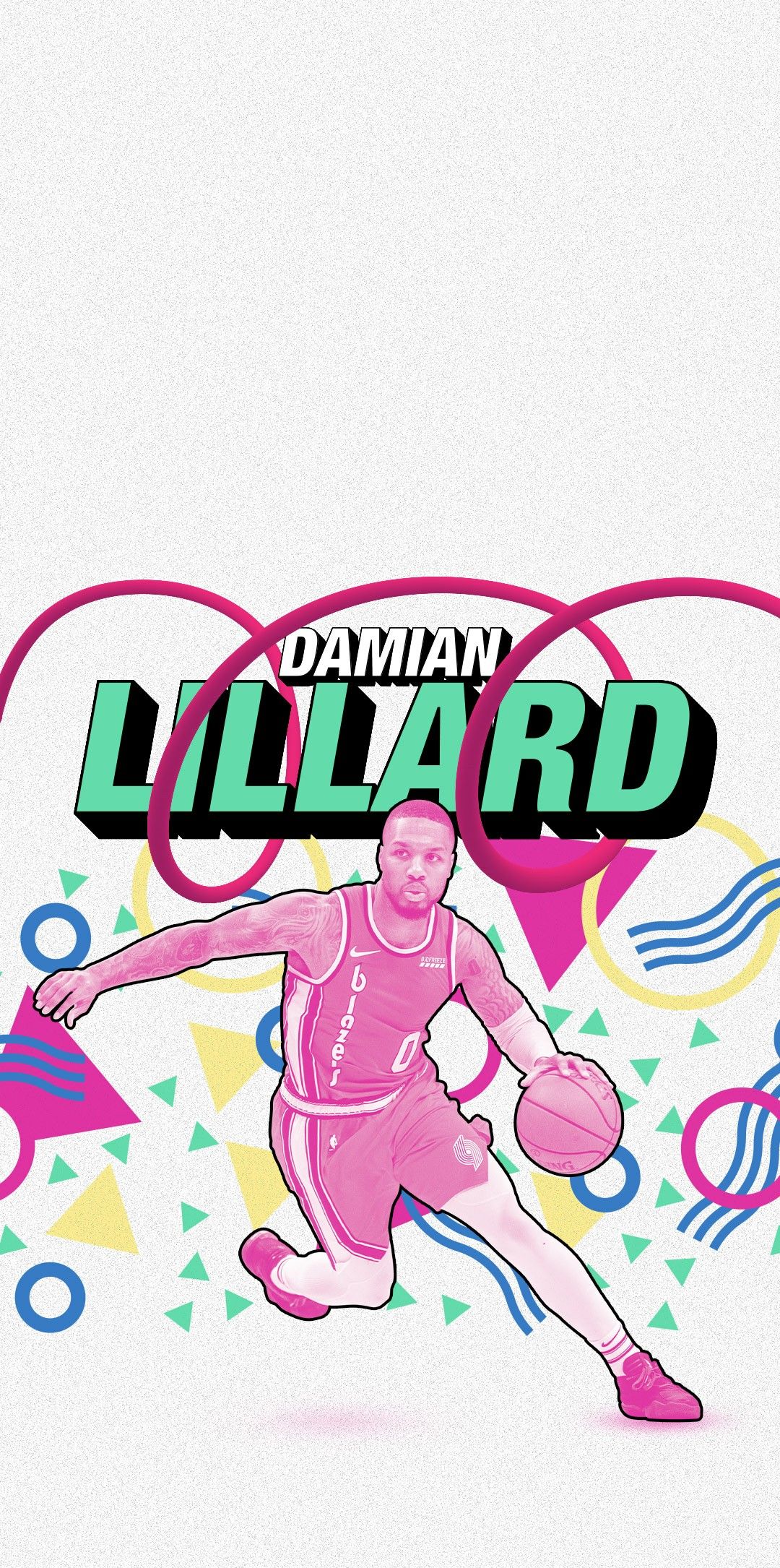 Damian Lillard Cartoon Wallpapers