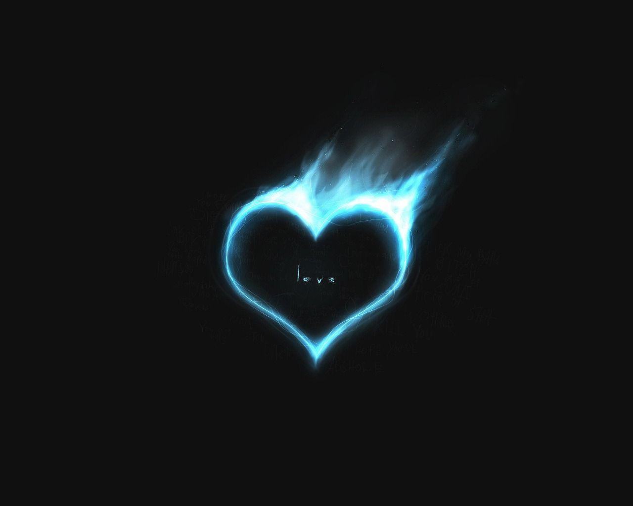 Dark Black Heart Wallpapers