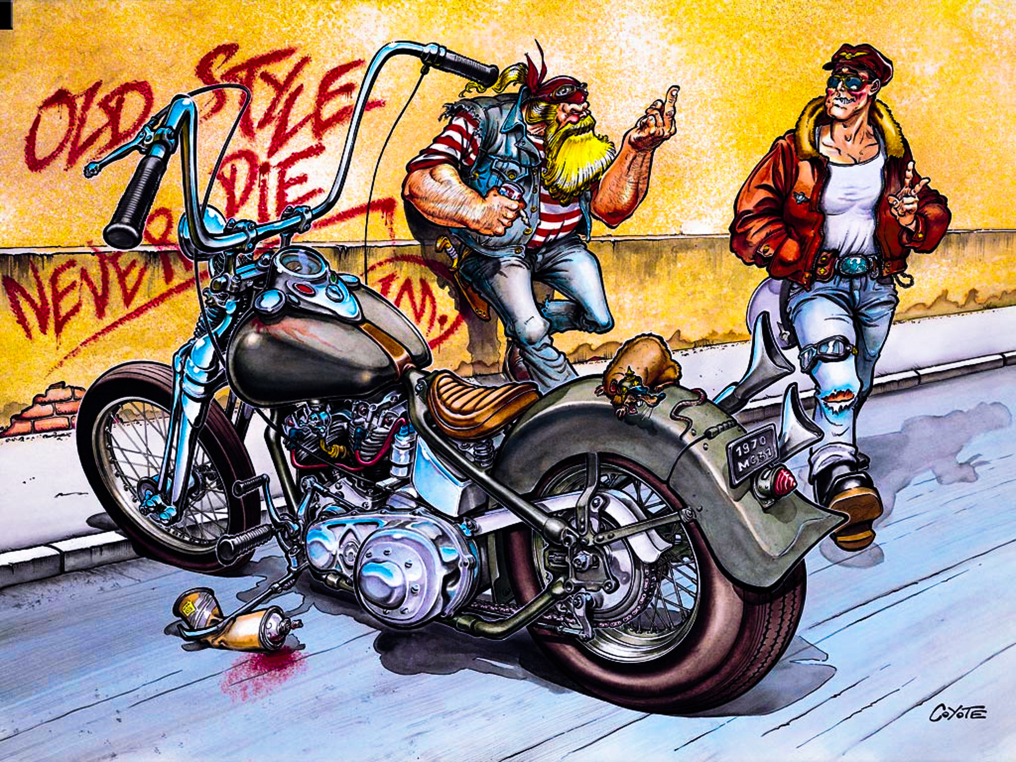 David Mann Harley Davidson Art Wallpapers
