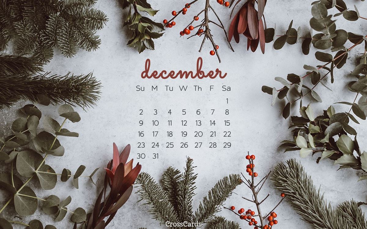 December 2020 Calendar Wallpapers