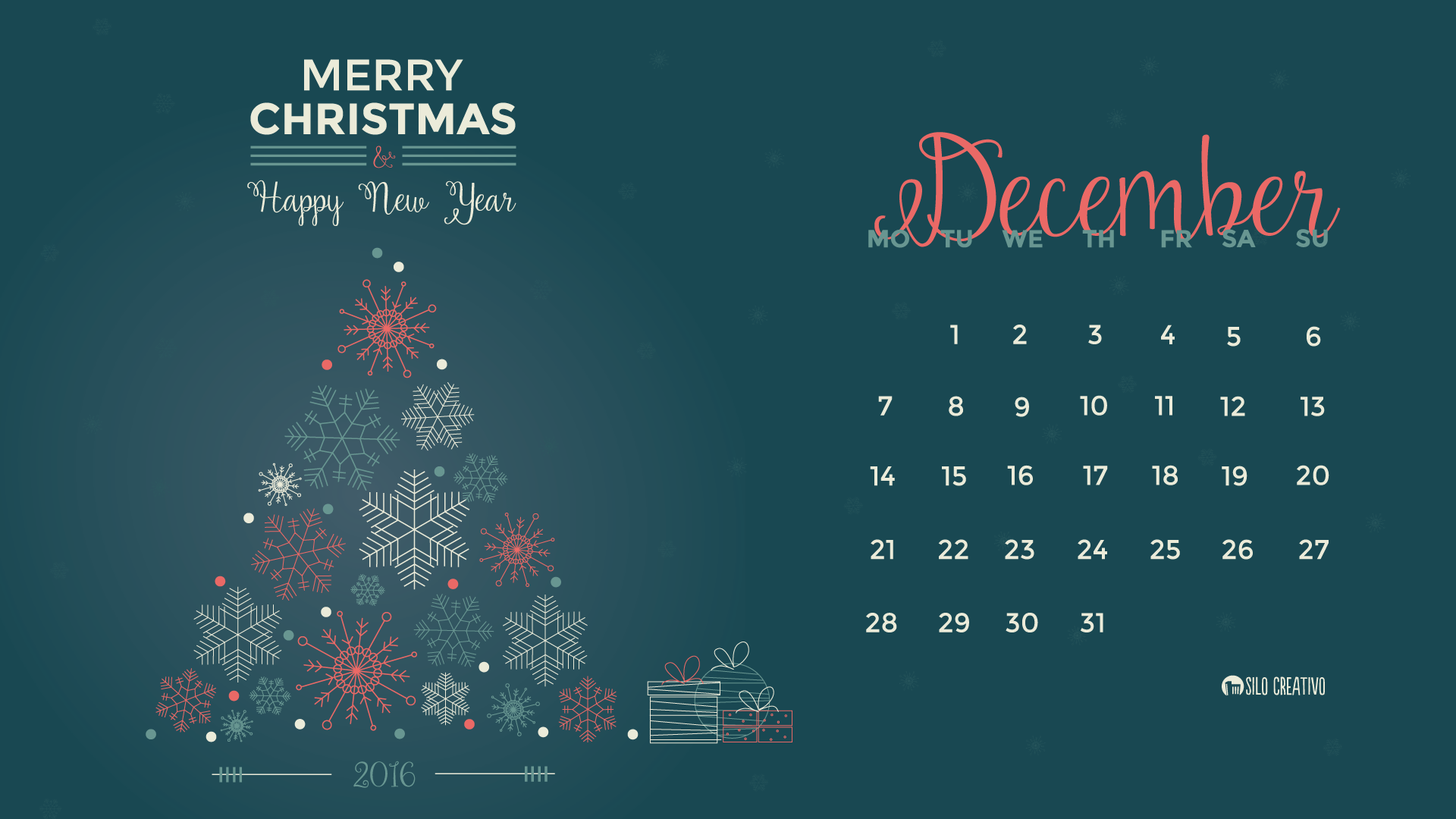 December 2020 Calendar Wallpapers