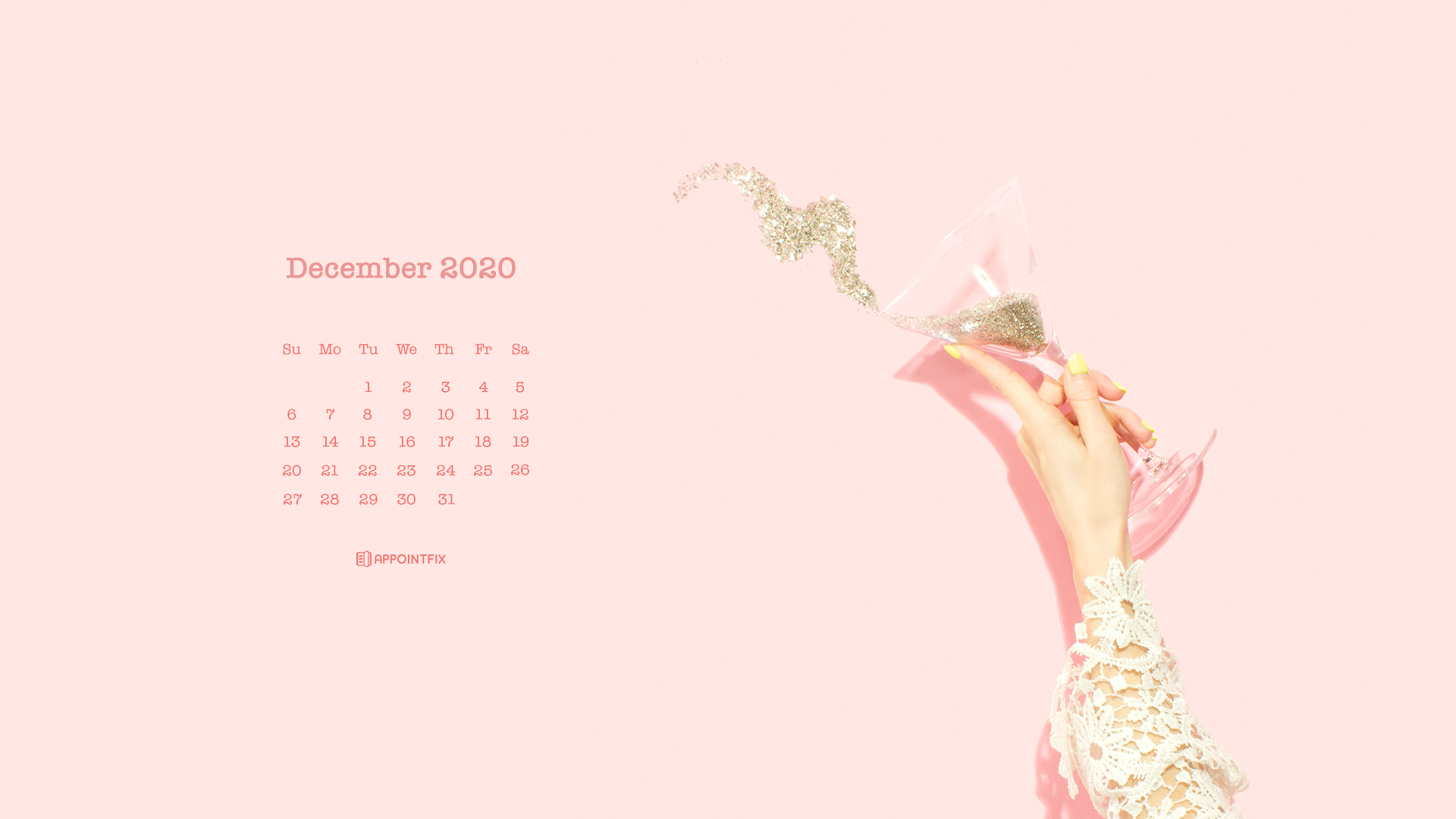 December 2020 Calendar Wallpapers