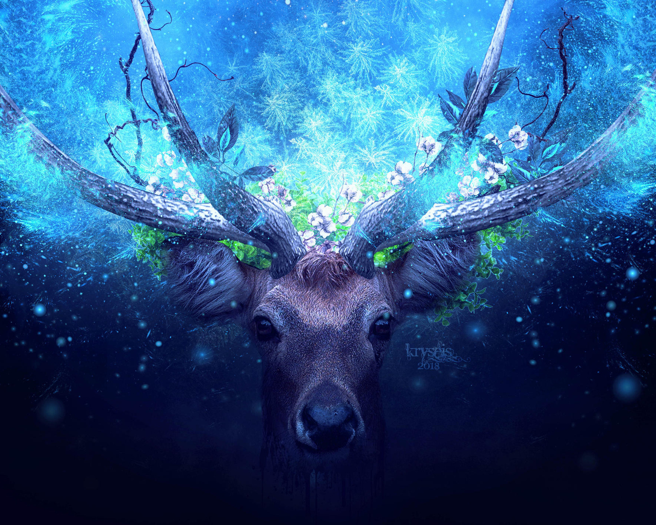 Deer Art Wallpapers