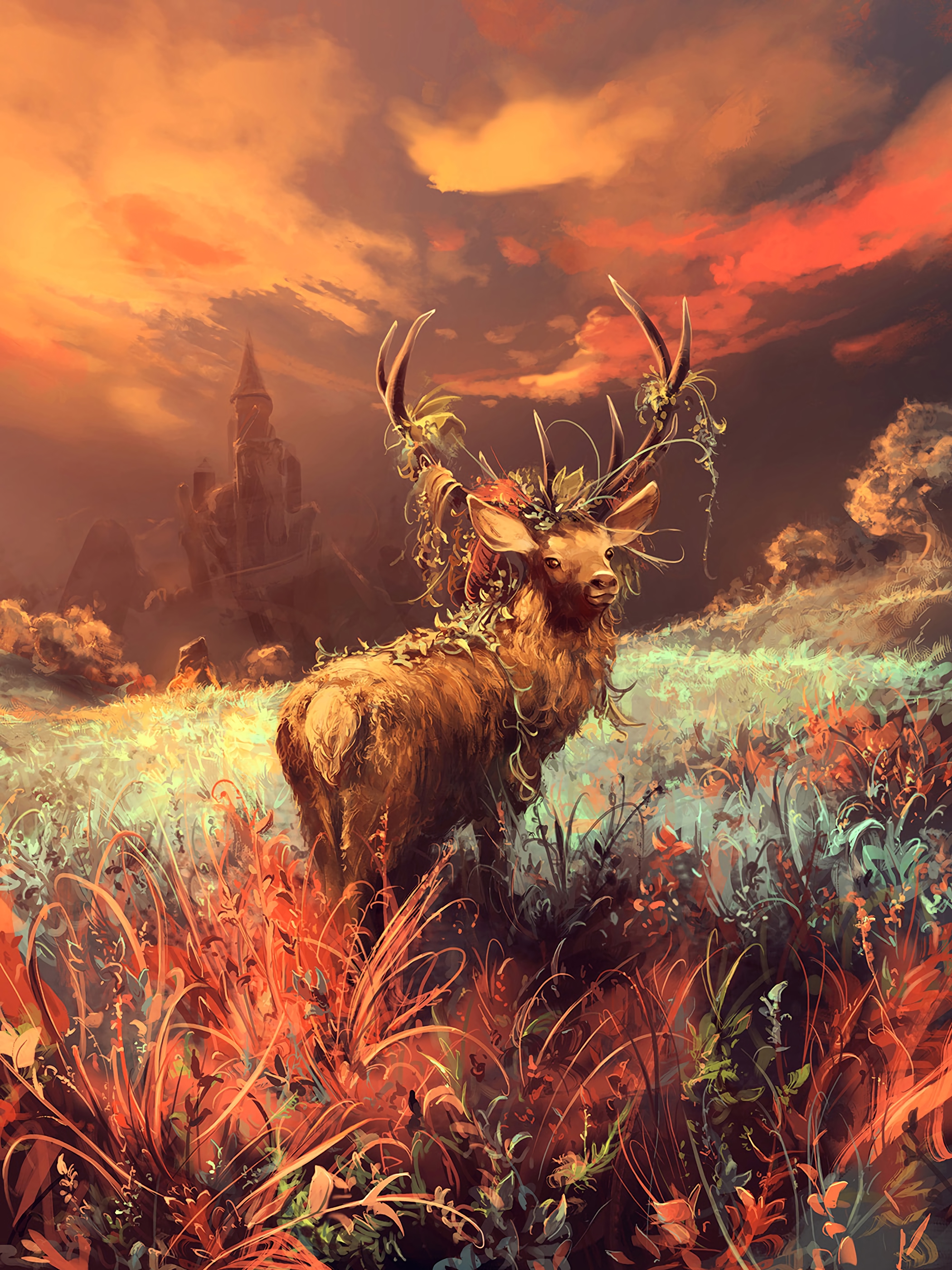 Deer Art Wallpapers