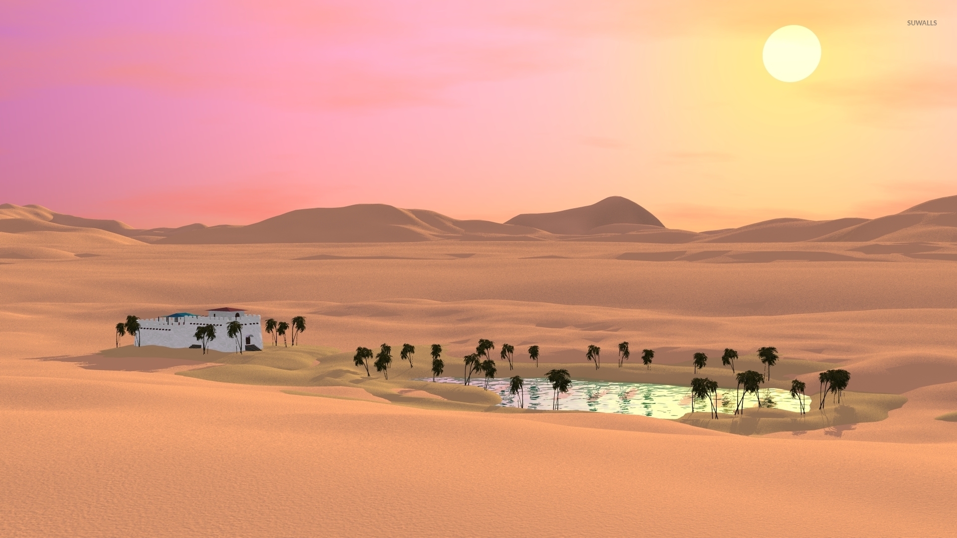 Desert Oasis Wallpapers