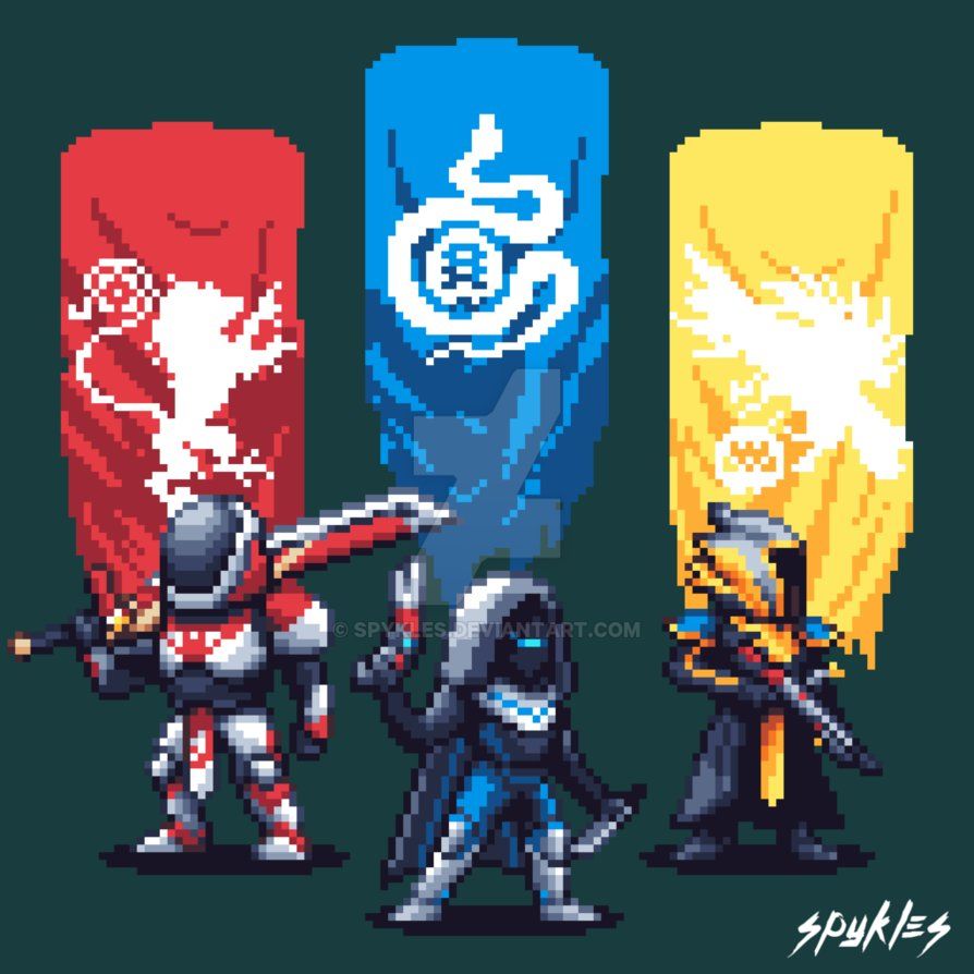 Destiny 2 Pixel Art Wallpapers