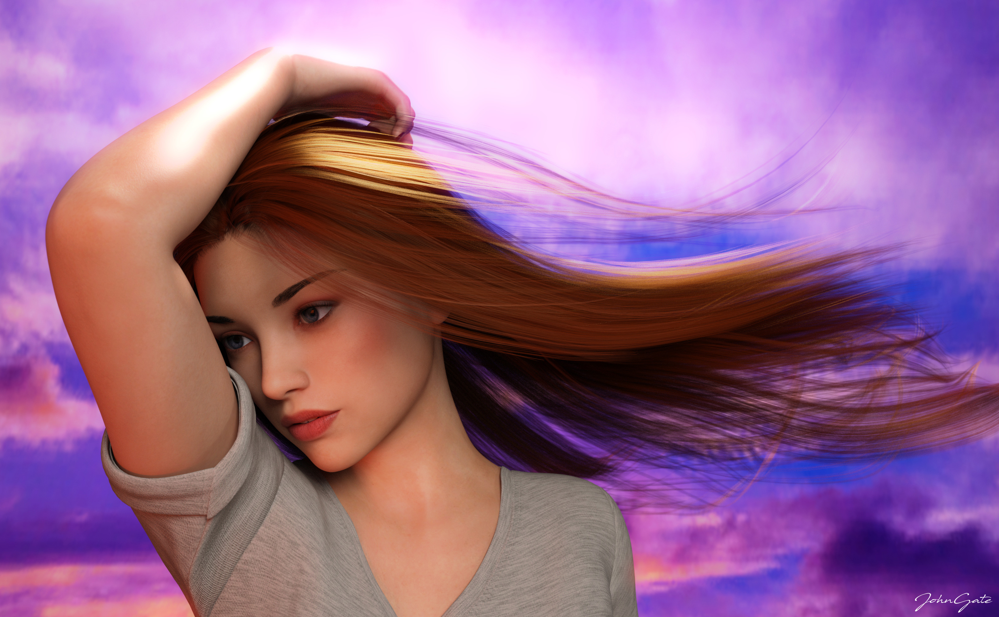 Digital Art Girl Wallpapers