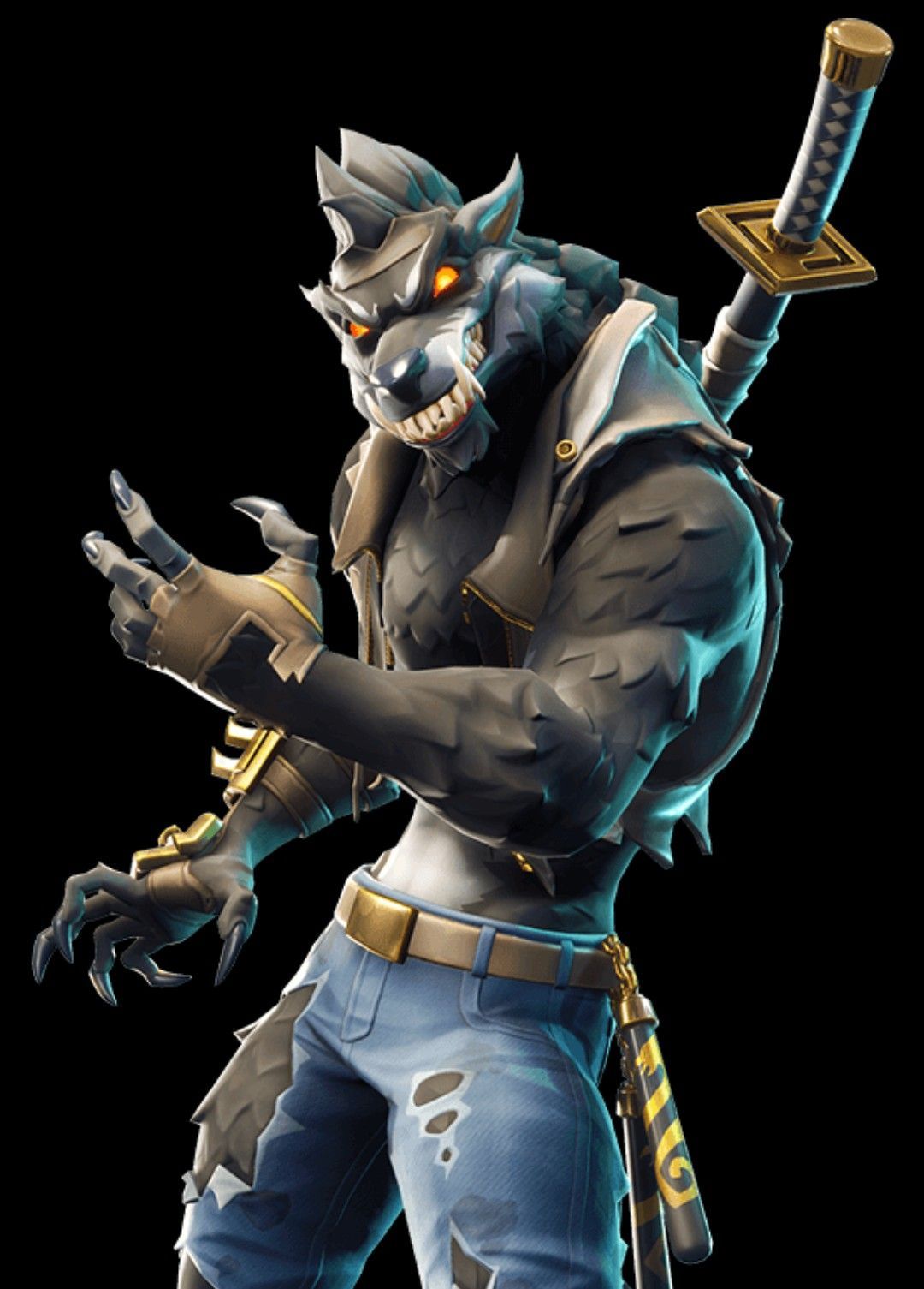 Dire White Wolf Fortnite Wallpapers