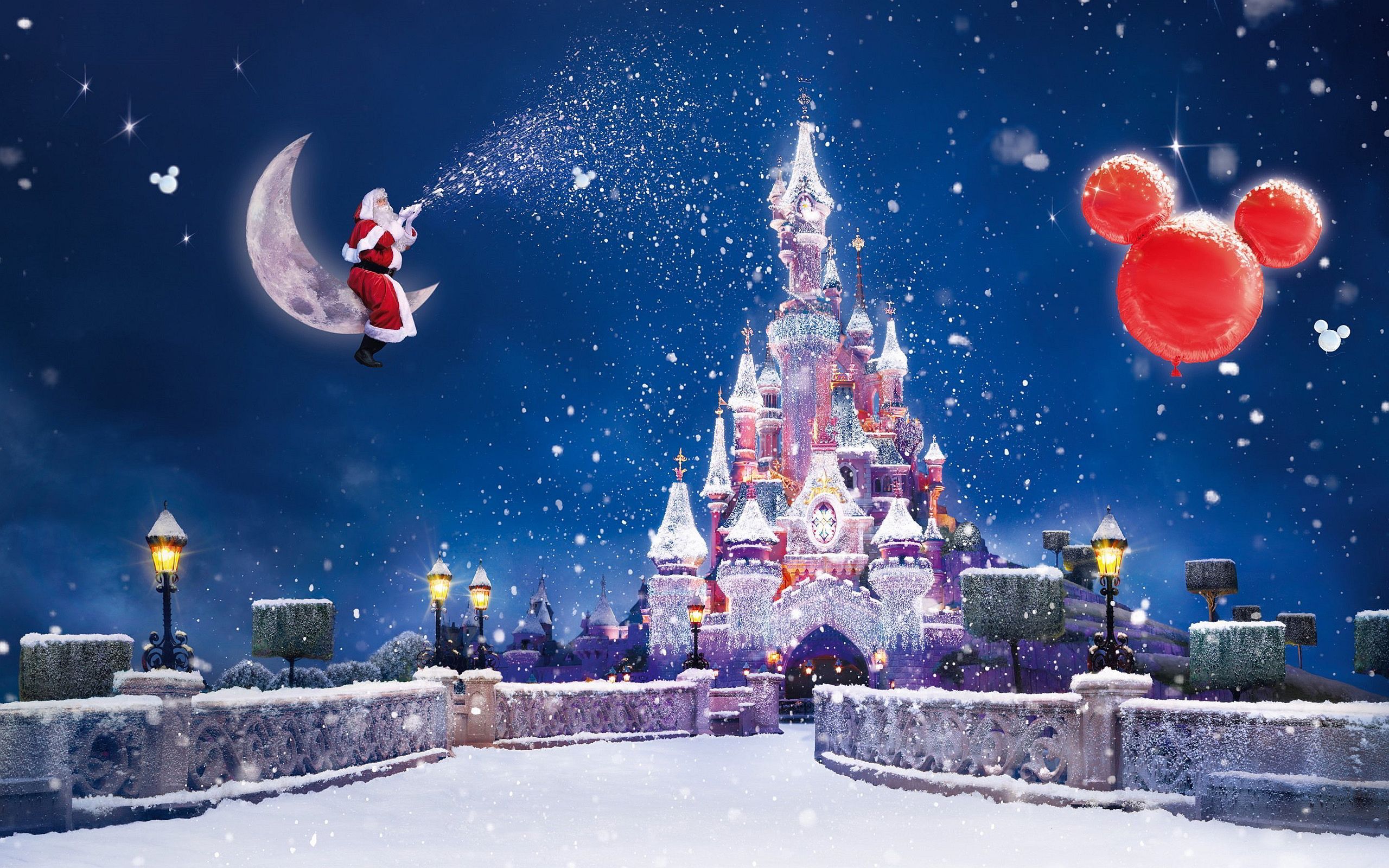 Disney Castle Winter Wallpapers