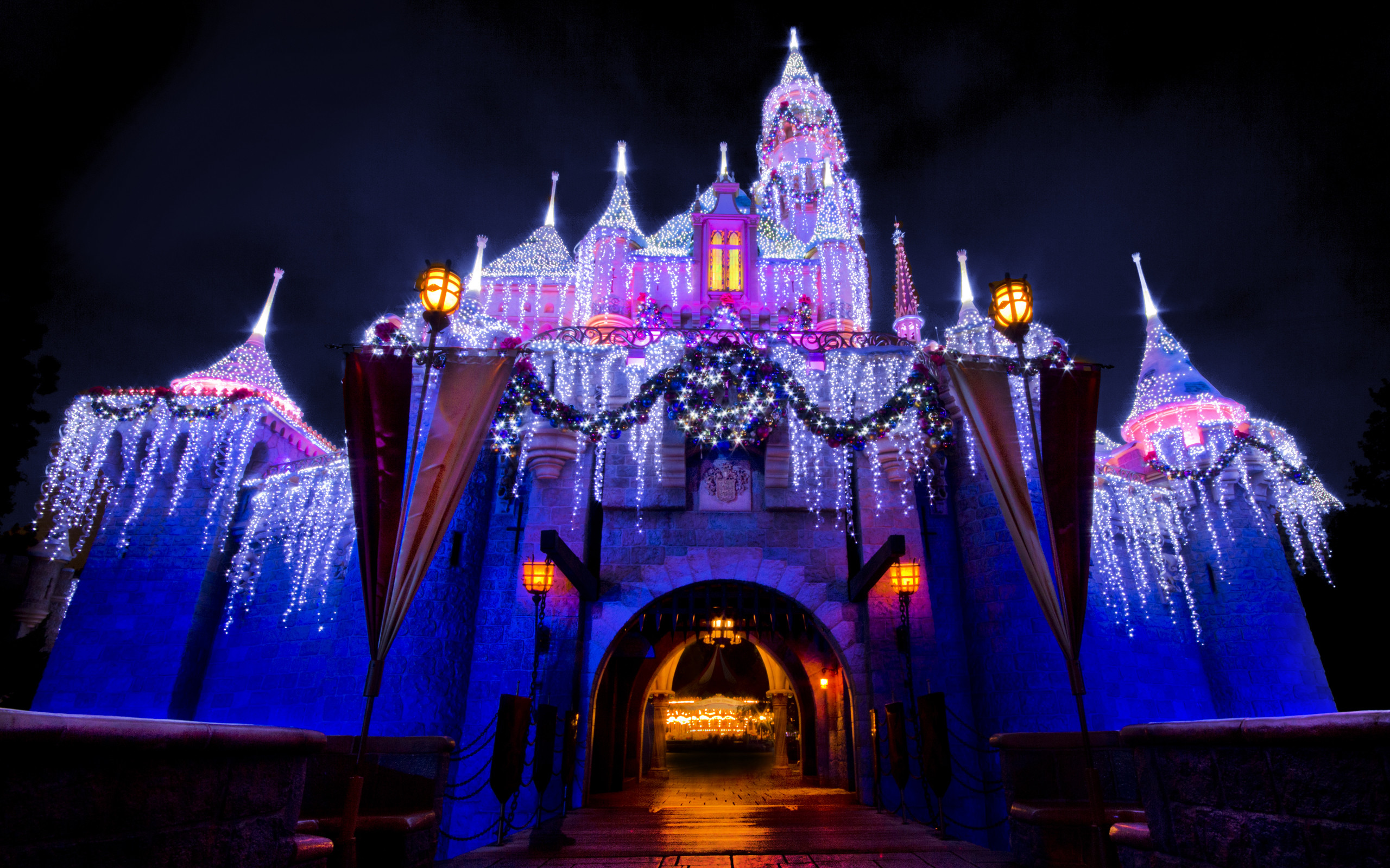 Disney Castle Winter Wallpapers