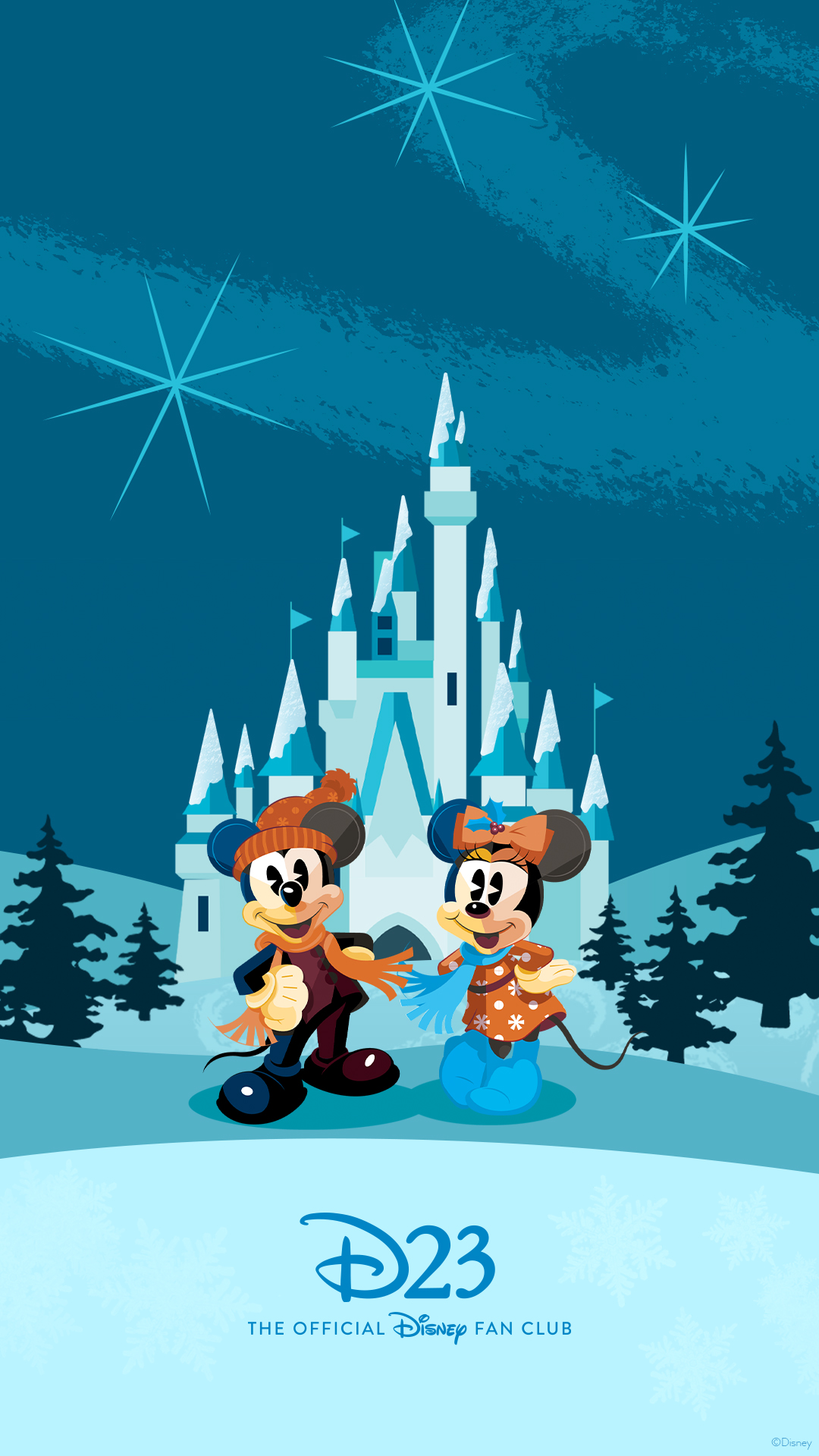 Disney Castle Winter Wallpapers