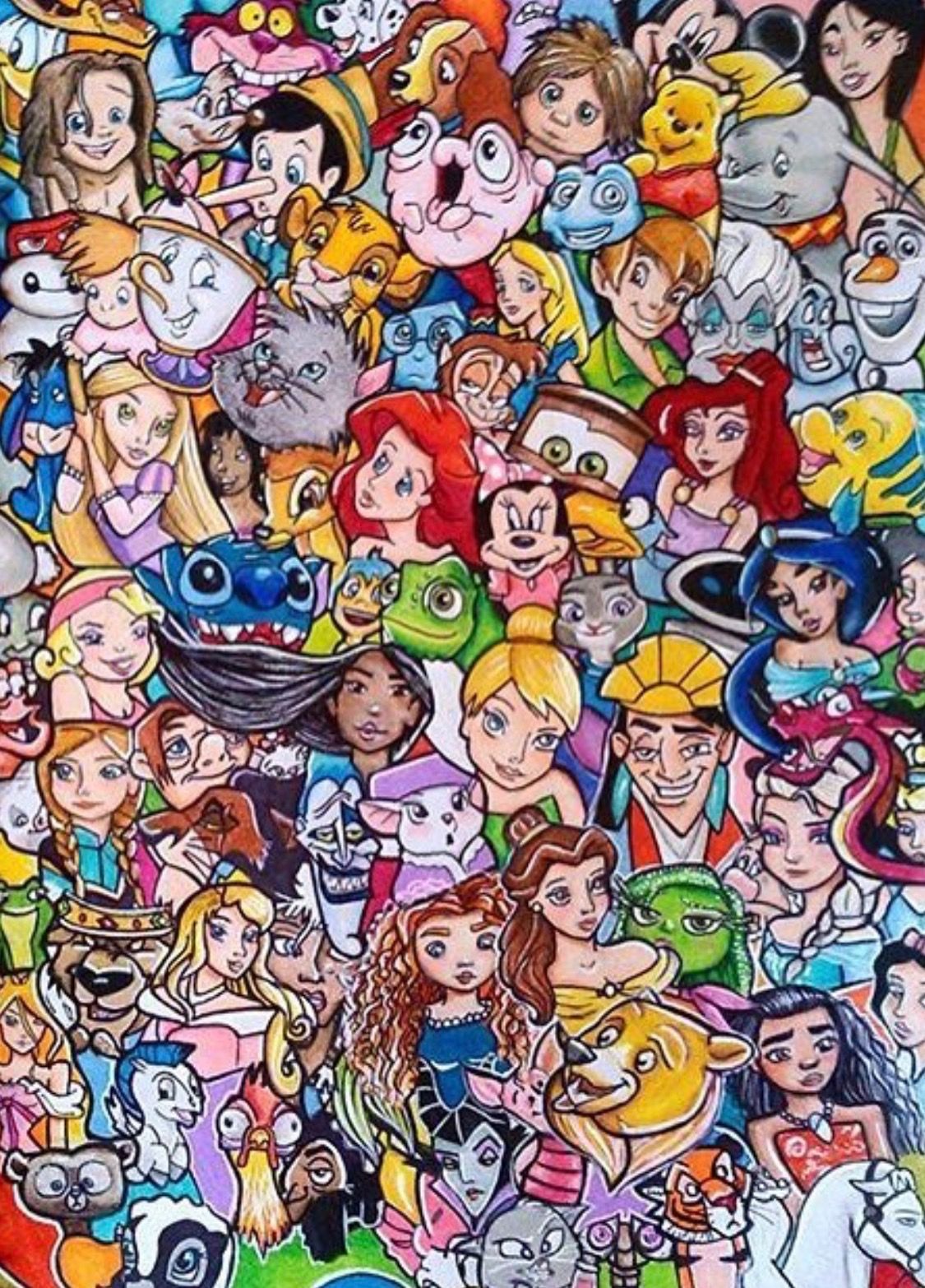 Disney Collage Wallpapers