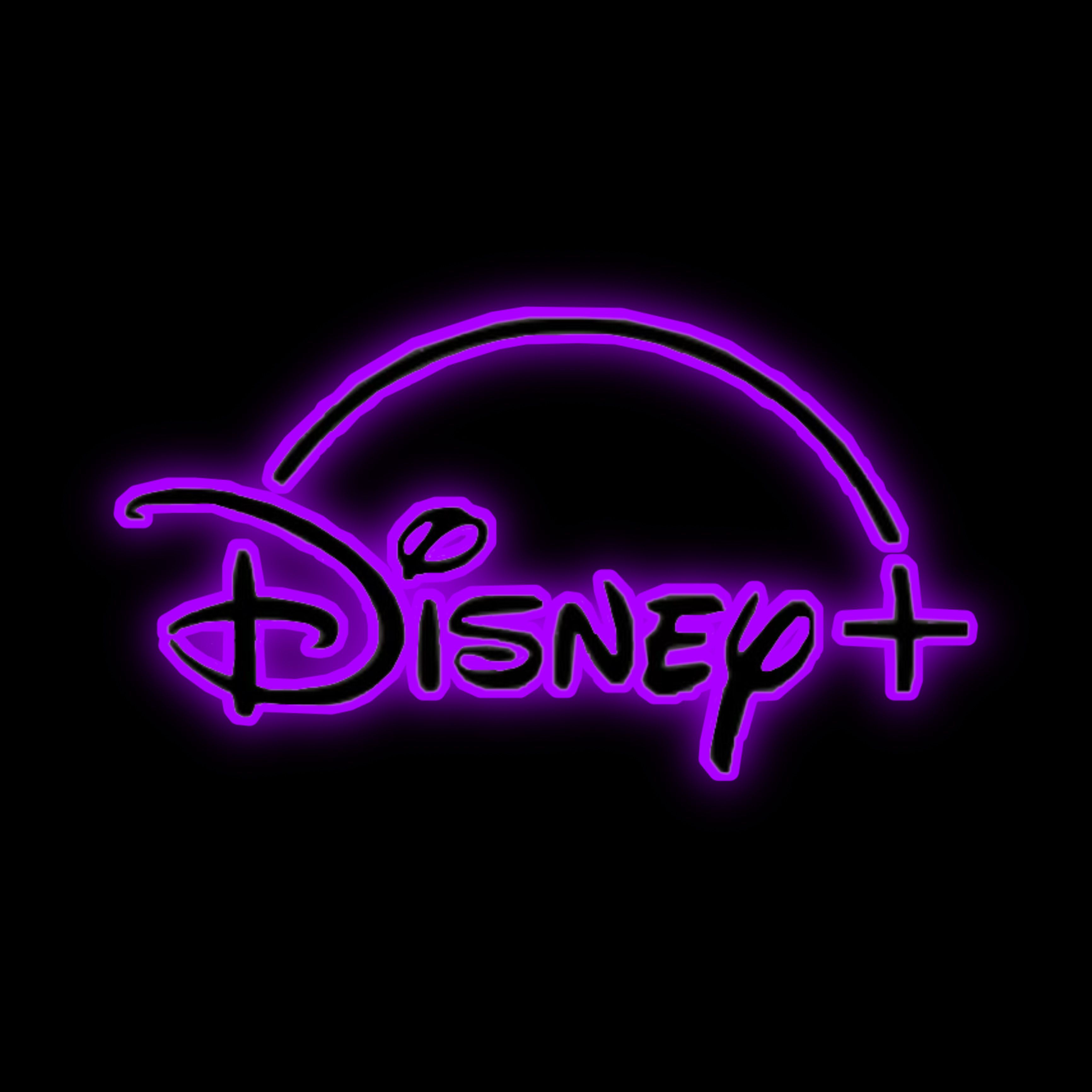 Disney Plus Neon Logo Wallpapers