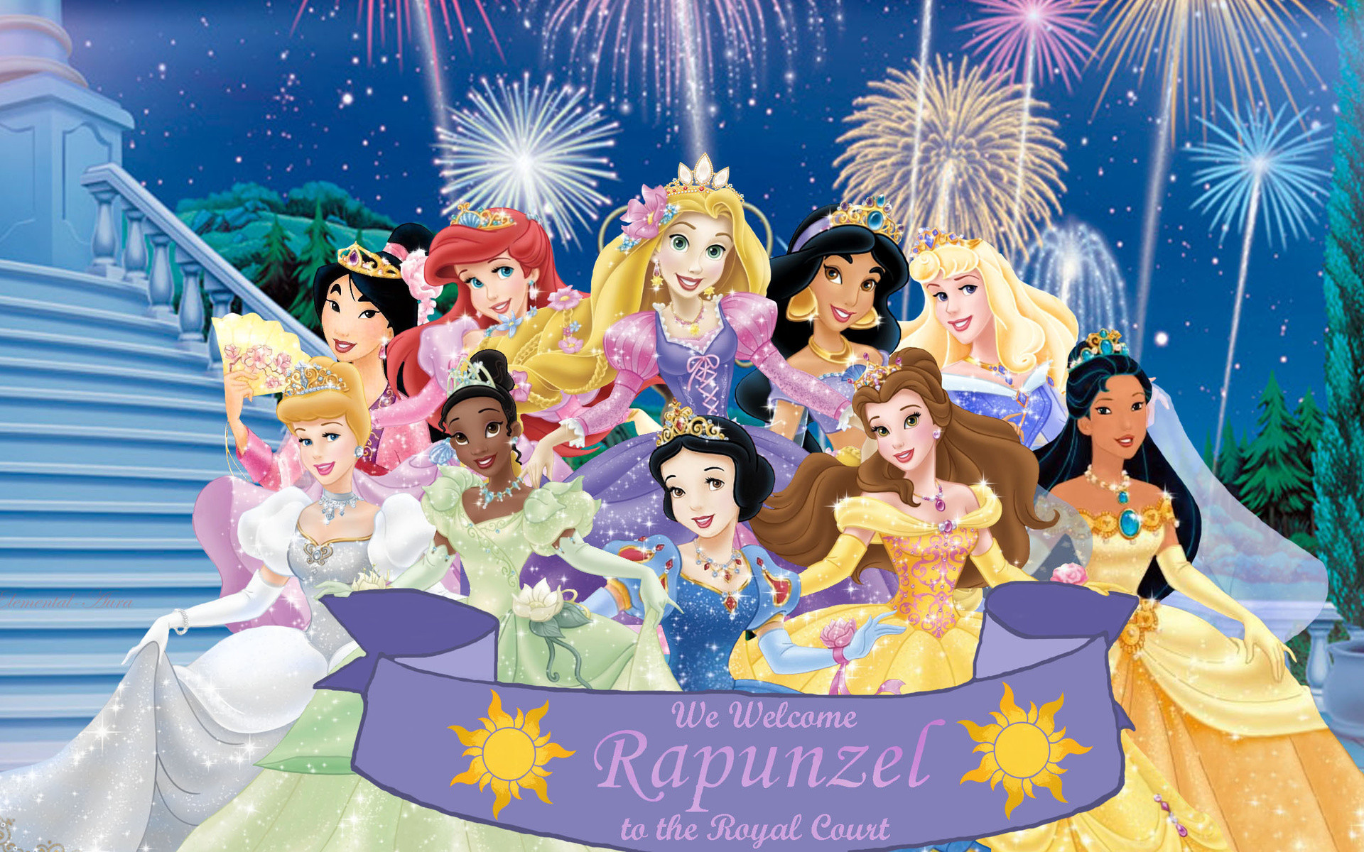 Disney Princess Christmas Wallpapers