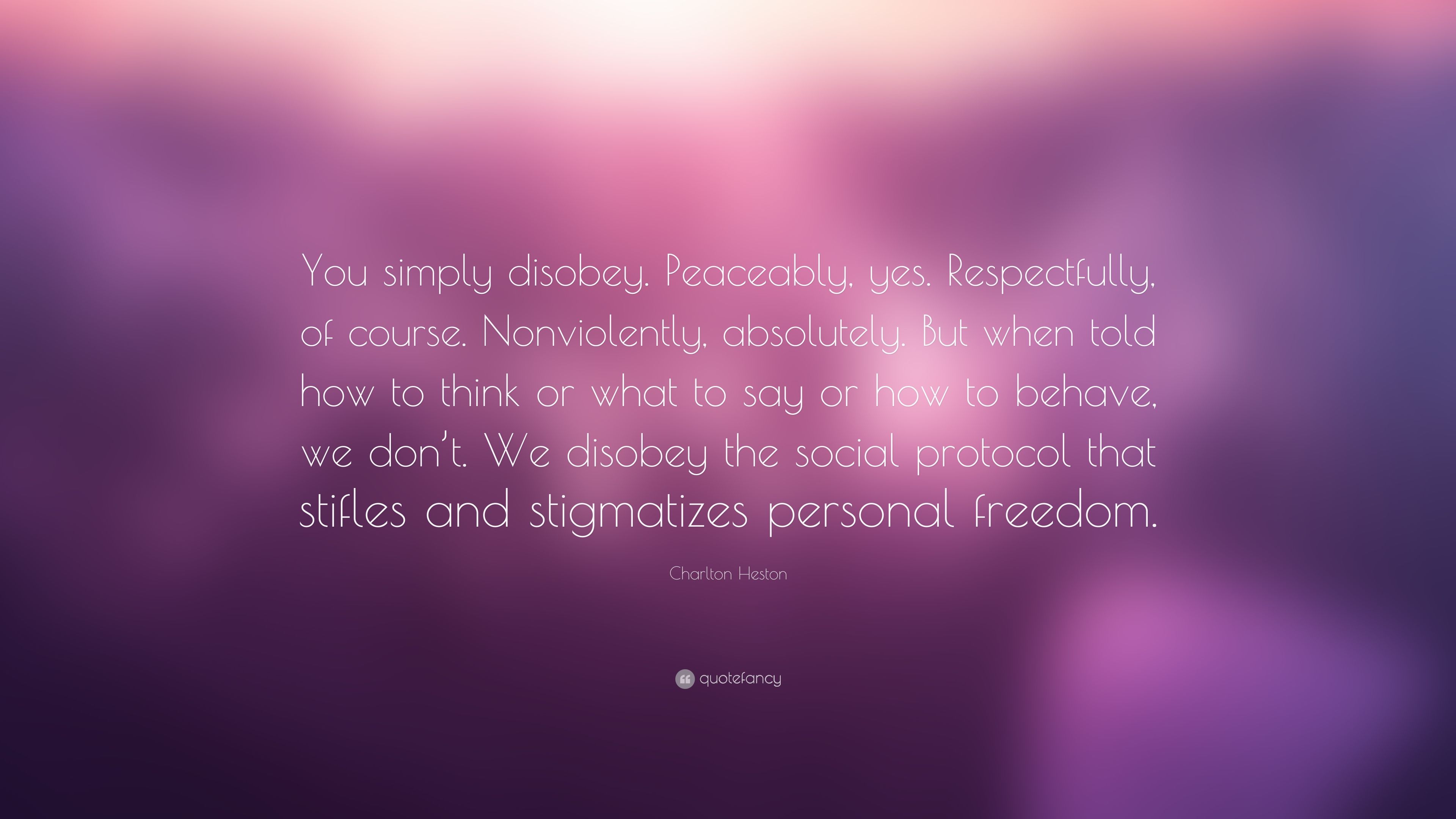 Disobey Wallpapers