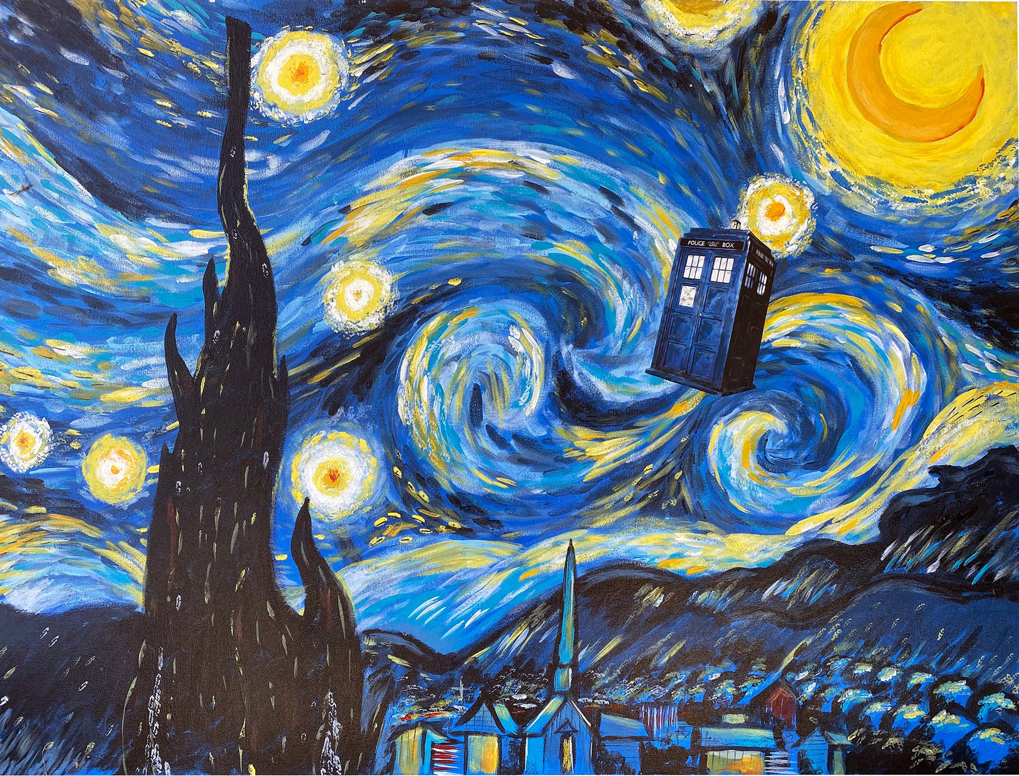 Doctor Who Starry Night Wallpapers