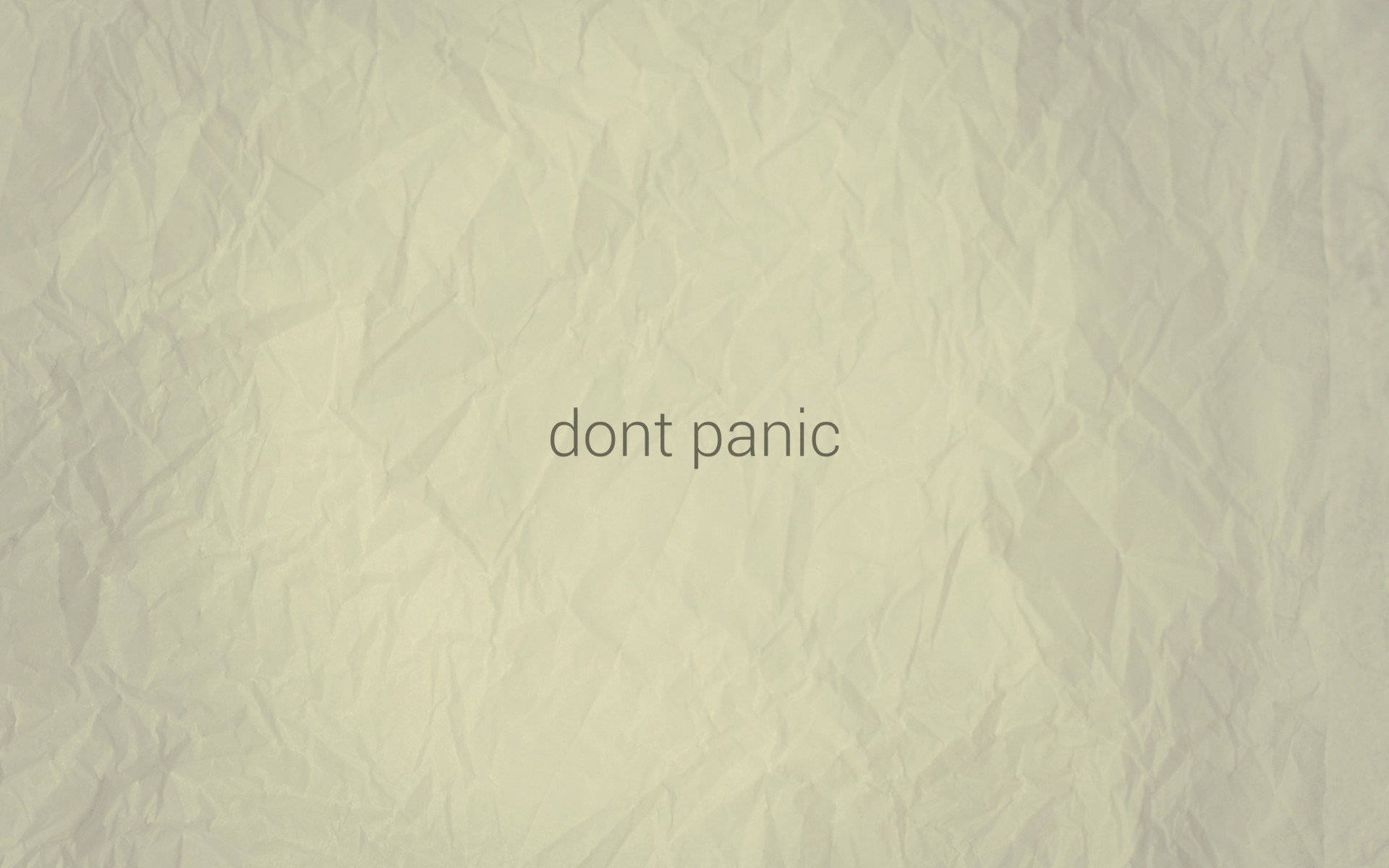 Don T Panic Wallpapers