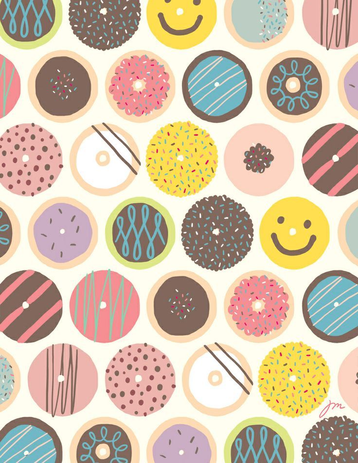 Donut Pattern Wallpapers