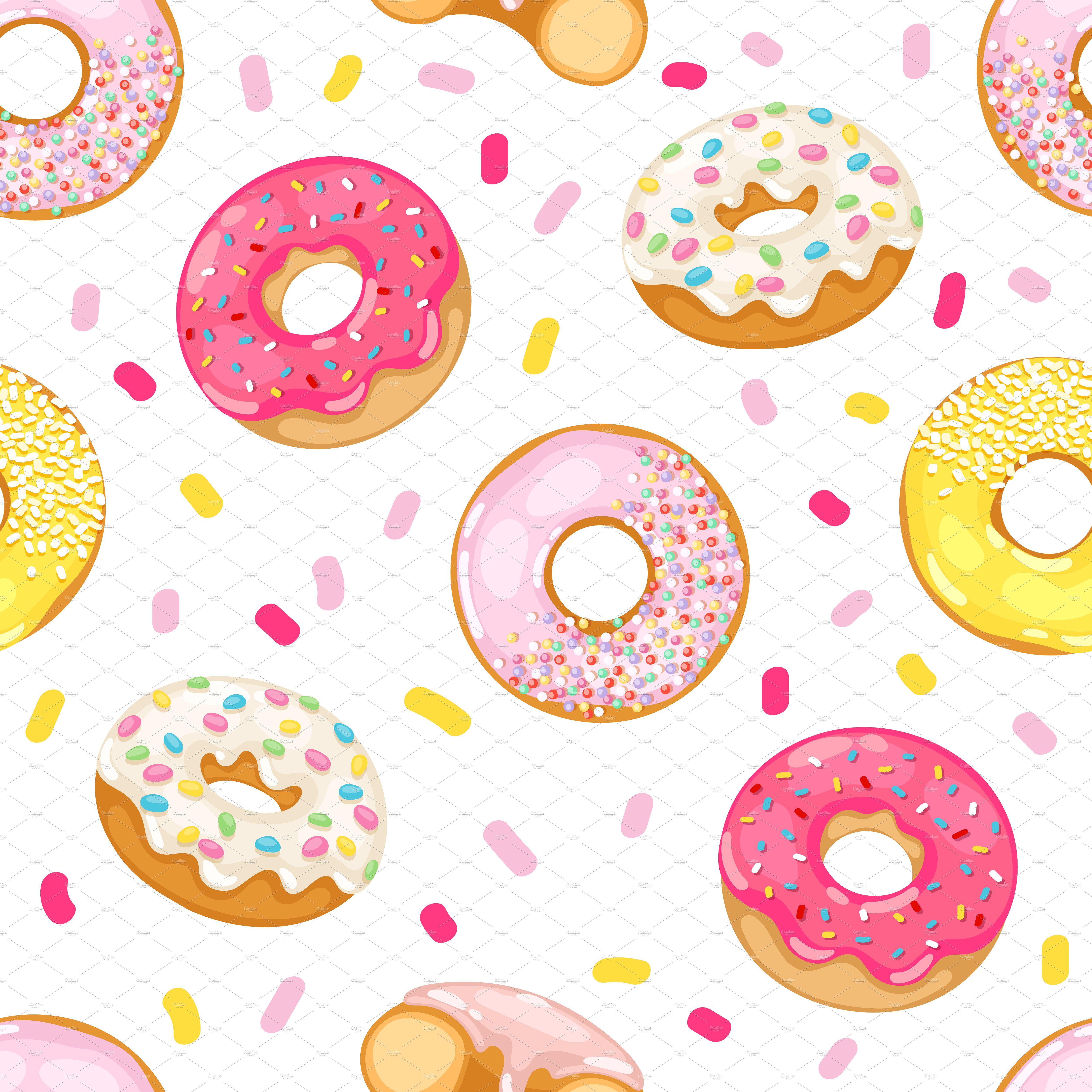 Donut Pattern Wallpapers