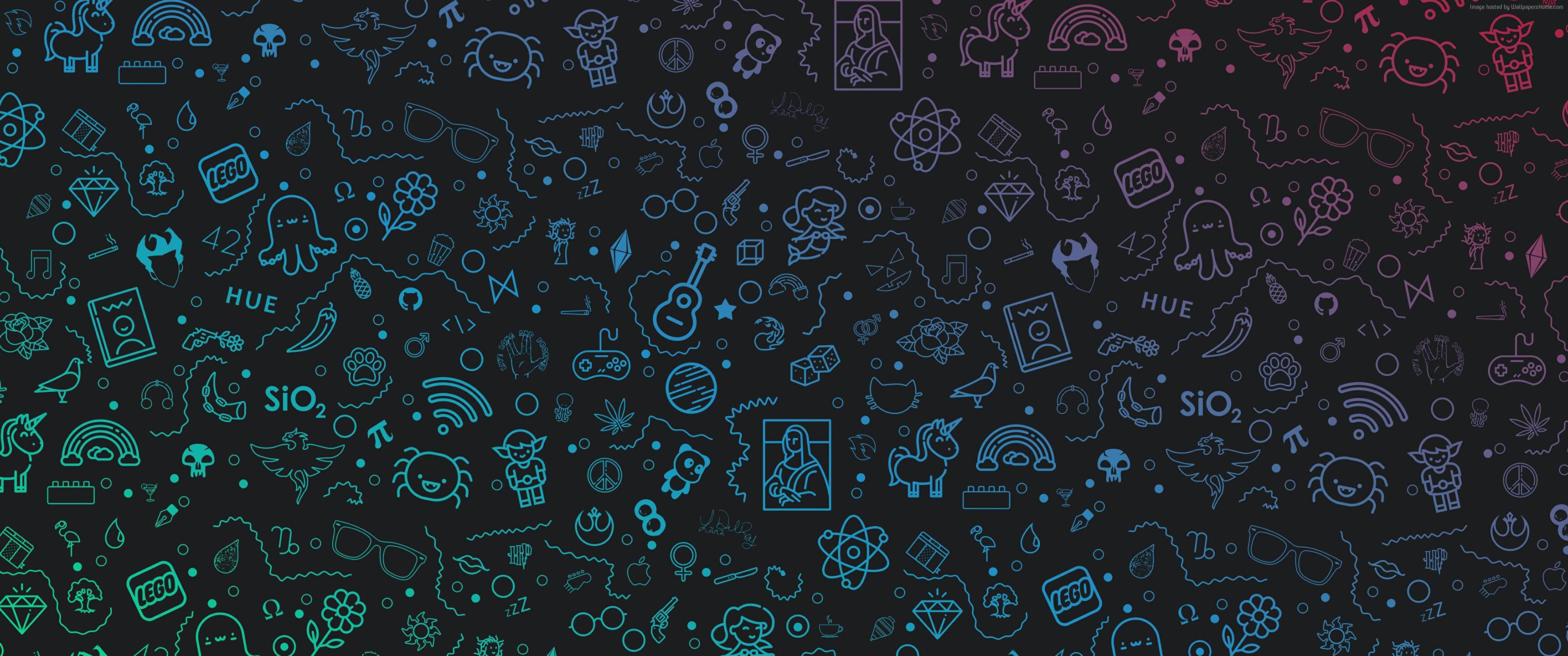 Doodle Space Wallpapers