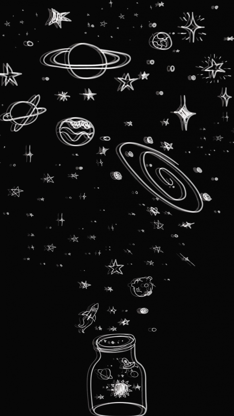 Doodle Space Wallpapers