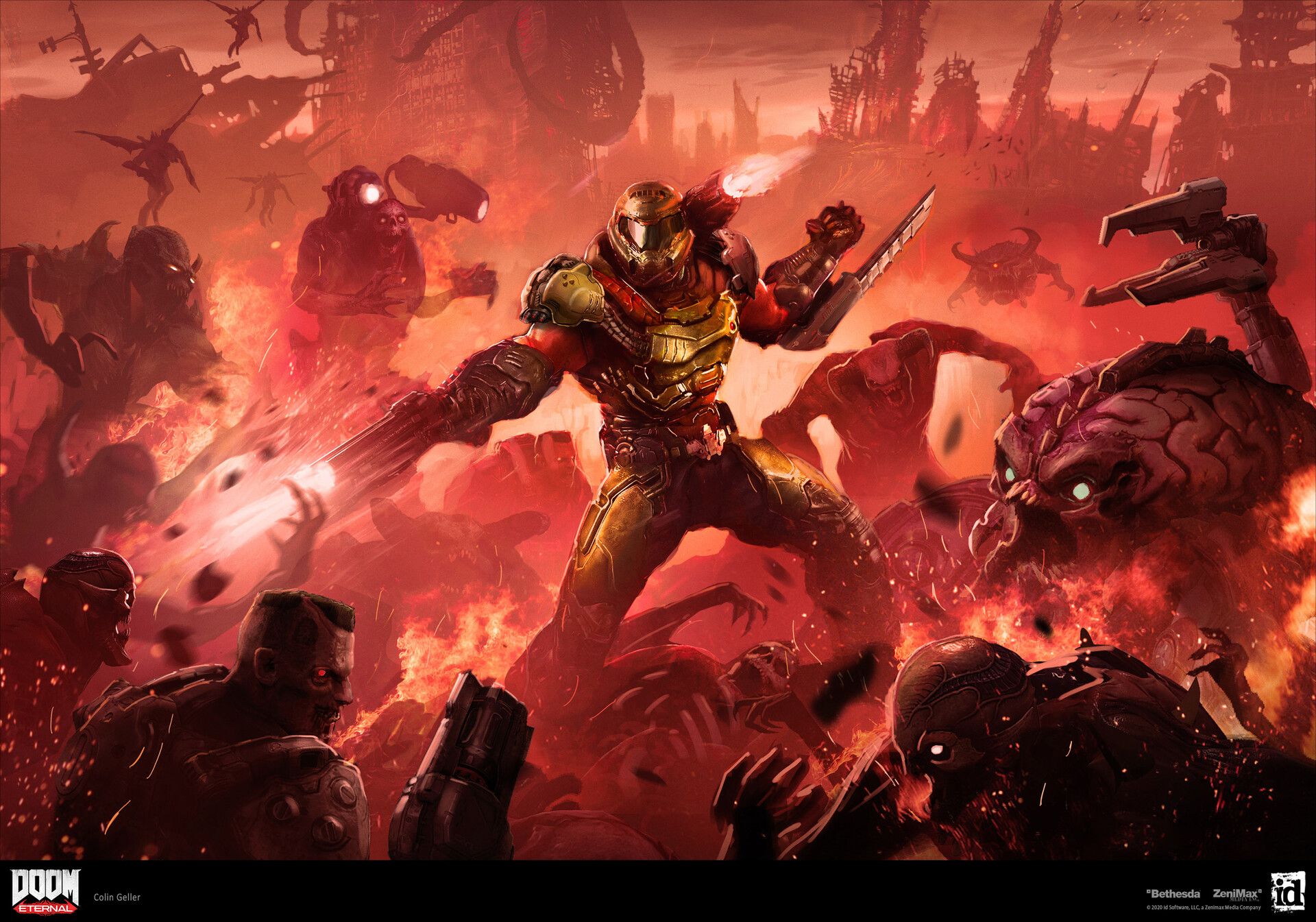 Doom Eternal Fan Art Wallpapers