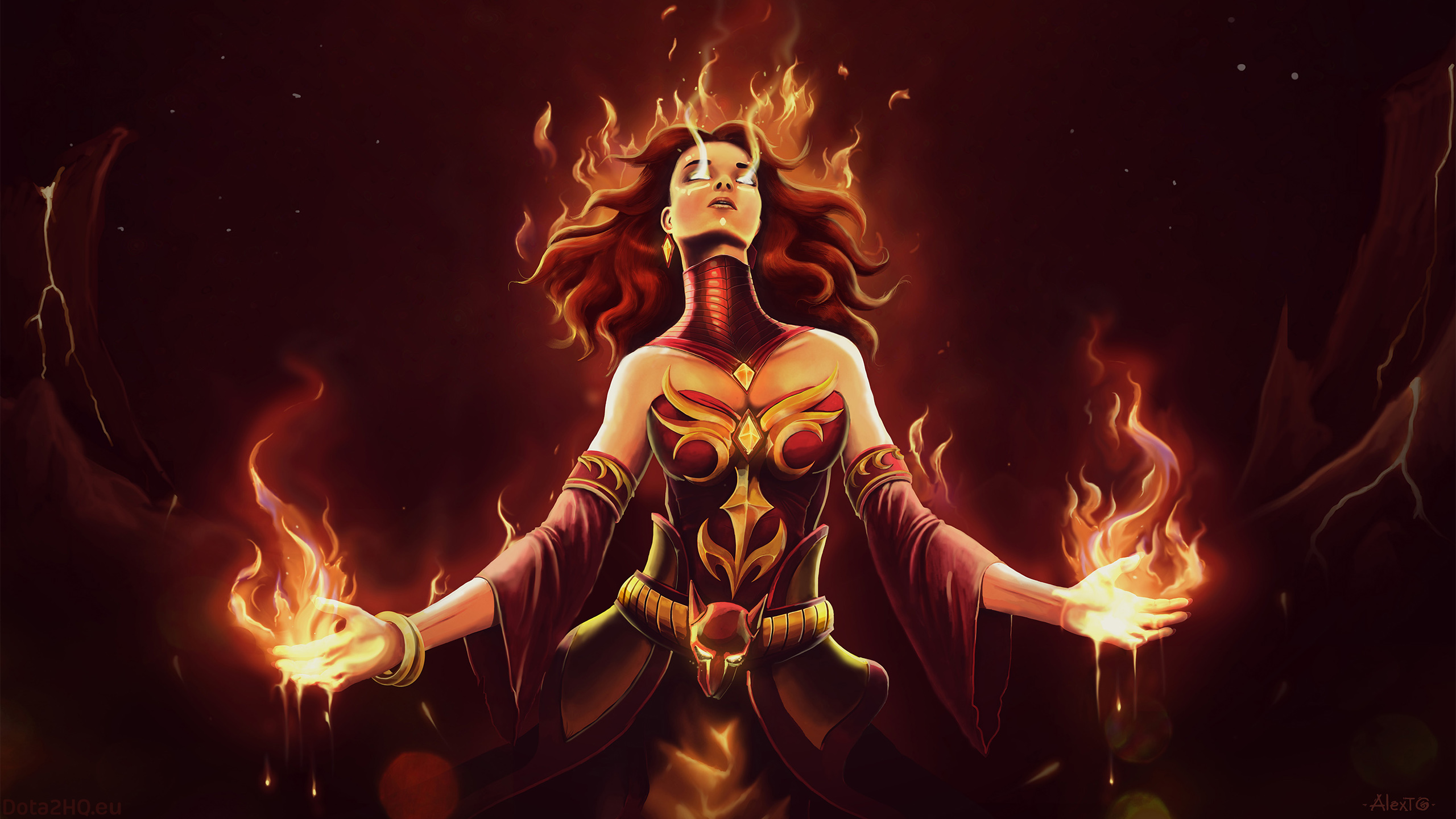 Dota 2 Lina Wallpapers